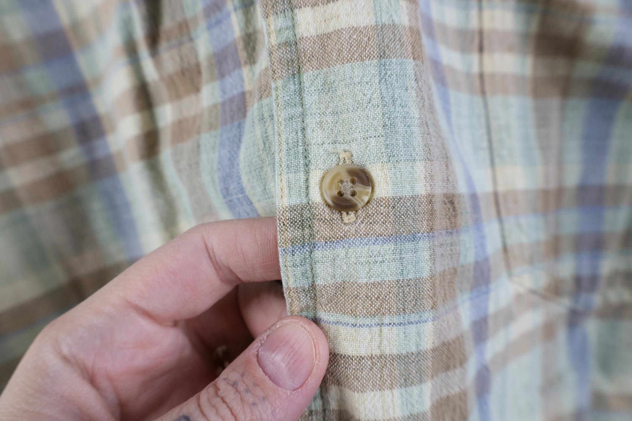 Vintage Vintage 90s Streetwear Linen Blend Short Sleeve Button Shirt Size US XL / EU 56 / 4 - 7 Thumbnail