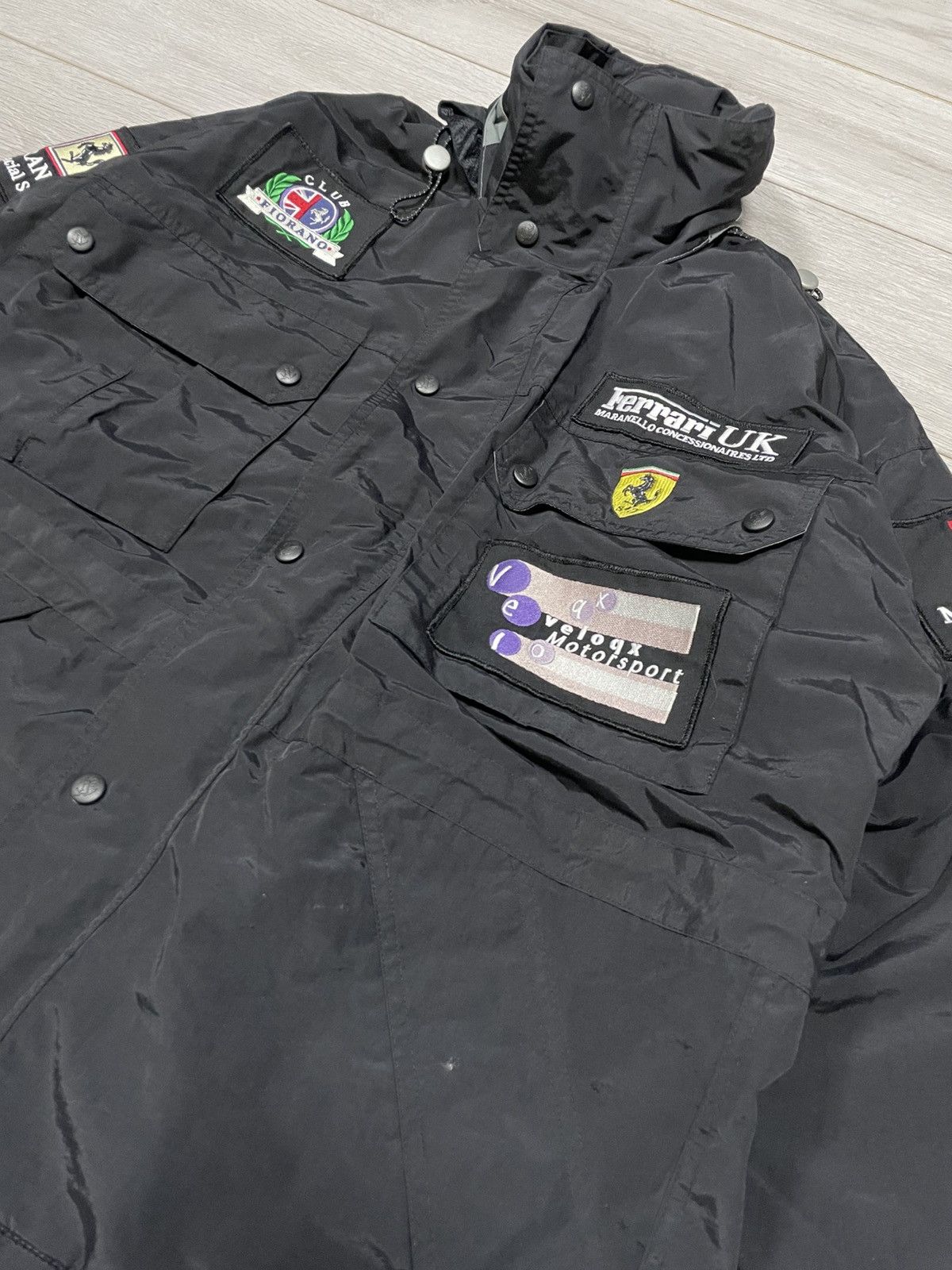 Ferrari Ferrari UK racing jacket hooded big logo Size US M / EU 48-50 / 2 - 5 Thumbnail