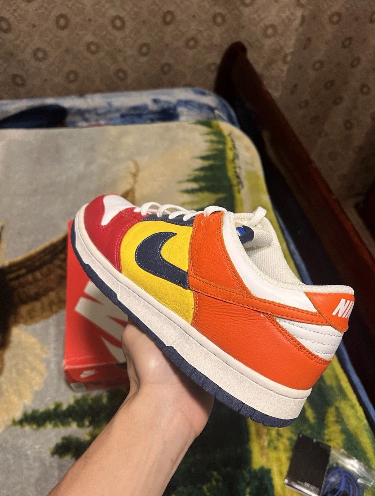 Nike Nike Dunk Low Co.jp ‘What The’ 2017 Size US 10 / EU 43 - 6 Thumbnail