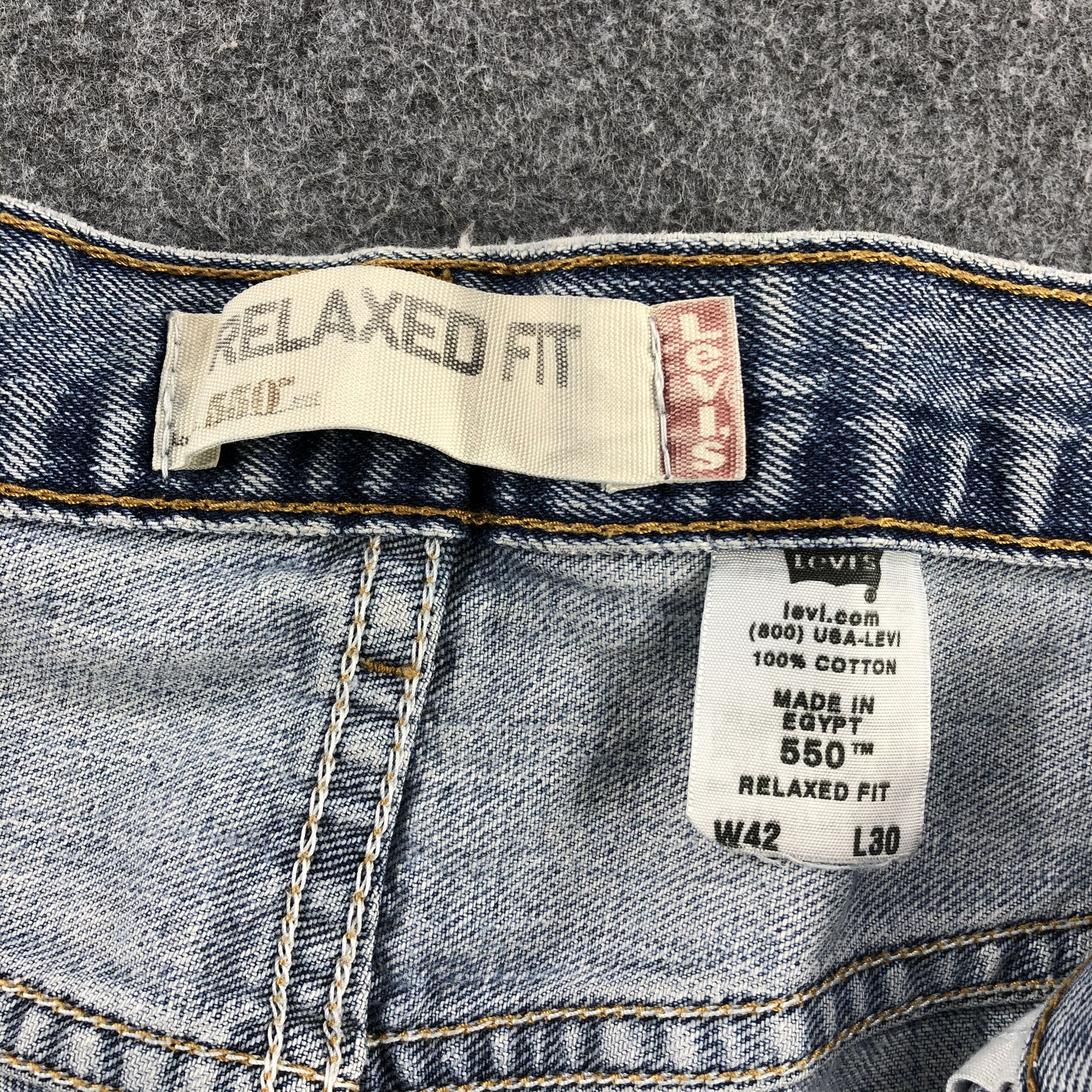 Levi's Vintage Levis Jeans Lot 550 Light Washed Denim-J928 Size US 42 / EU 58 - 10 Thumbnail