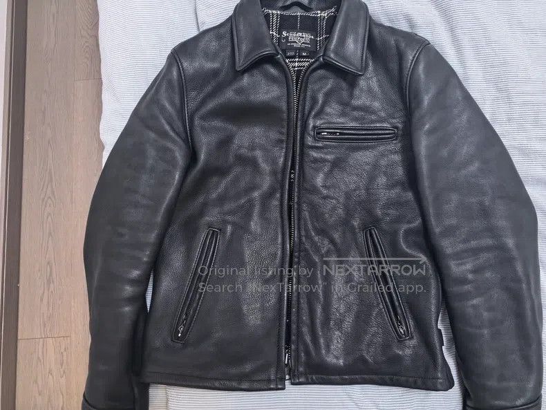 Schott Schott p693 Black Storm Leather Jacket Size US M / EU 48-50 / 2 - 1 Thumbnail