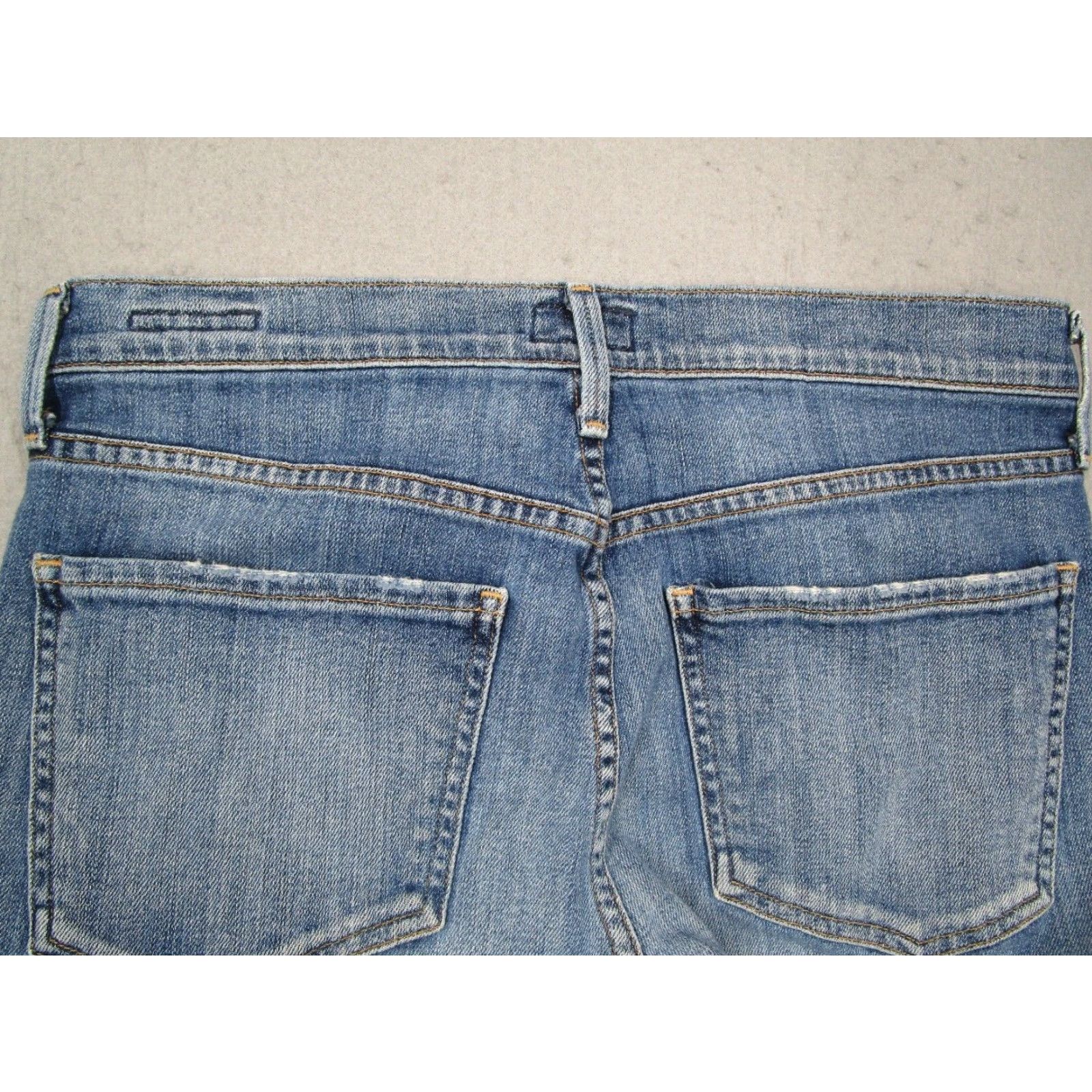 Agolde AGOLDE Jeans Womens ISABEL Slim Boyfriend Ankle Blue 26 Regular Denim 30x25 Cotton Blend Pockets Belt Loops Zip Mid Rise 8.5-10.5in Size 26" / US 2 / IT 38 - 6 Thumbnail