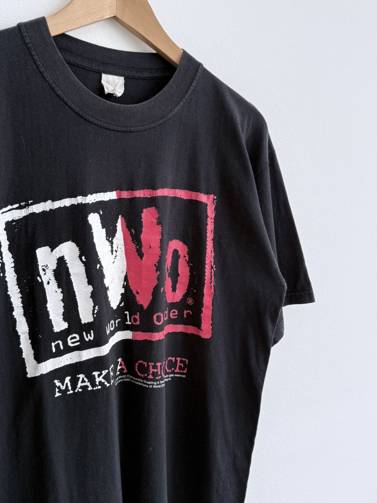 WCW/nWo Vintage 1999 NWO WCW New World Order Wrestling T-Shirt Size US M / EU 48-50 / 2 - 2 Thumbnail