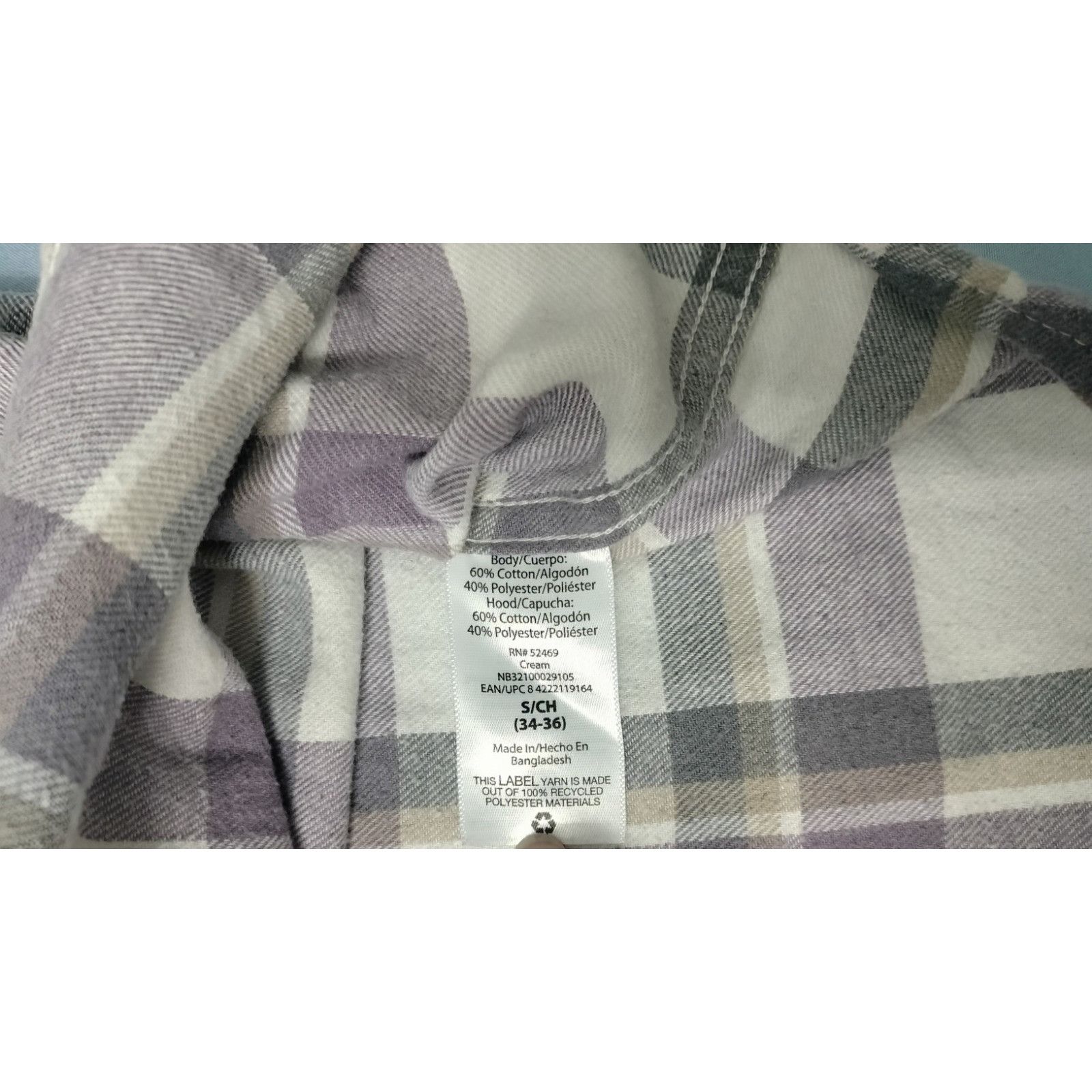 Other NoBo Mens Small Button Up Flannel Hooded Shacket Shirt Plaid Size US S / EU 44-46 / 1 - 4 Thumbnail
