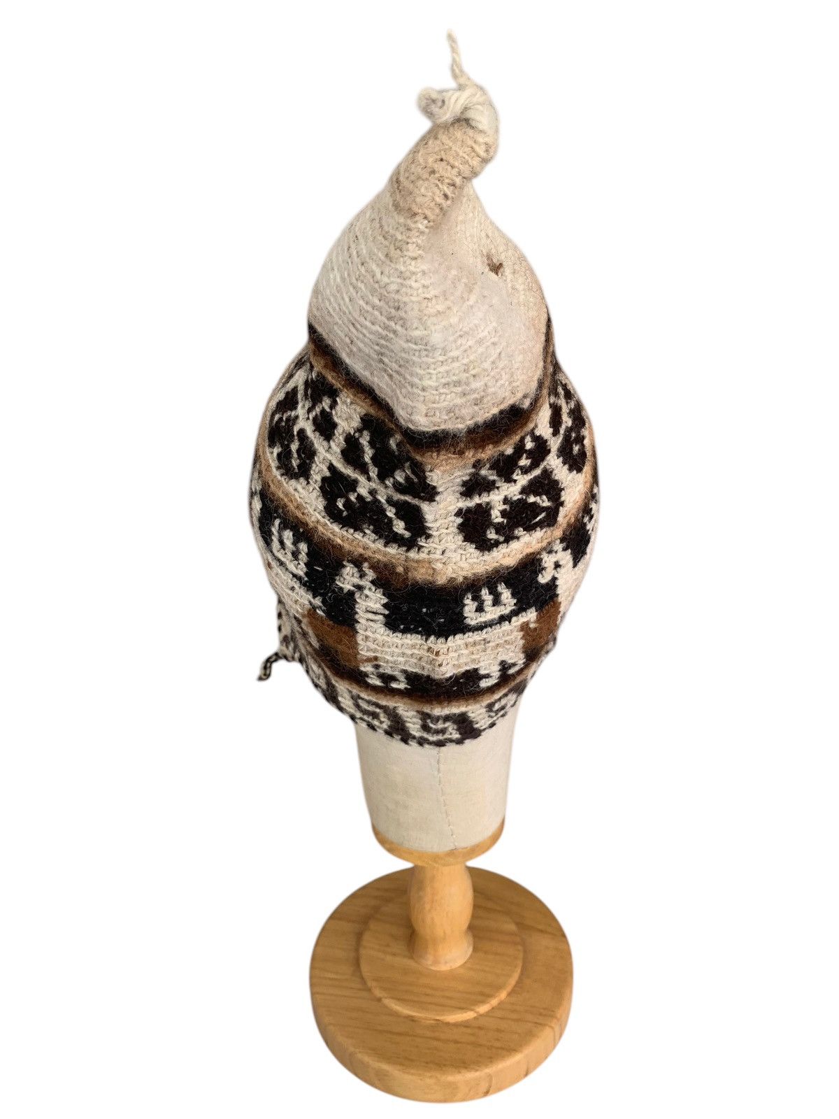 Japanese Brand × Kapital × Vintage Hand Made Crochet Wool Alpaca Hippies Winter Session Hats Size ONE SIZE - 6 Thumbnail