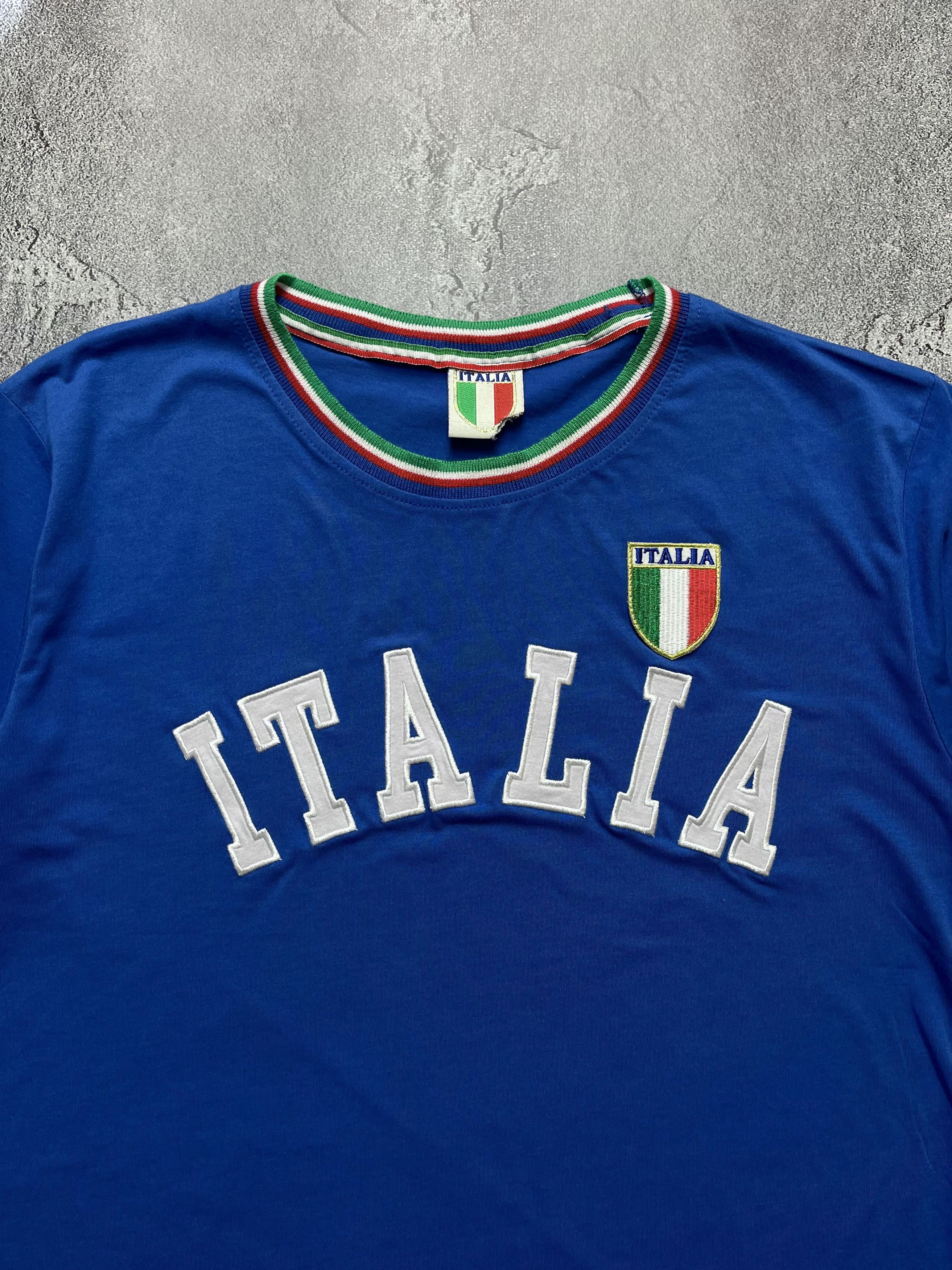 Vintage Vintage Italia Tee National Team Big Logo Y2K Mens XL Size US XL / EU 56 / 4 - 2 Thumbnail