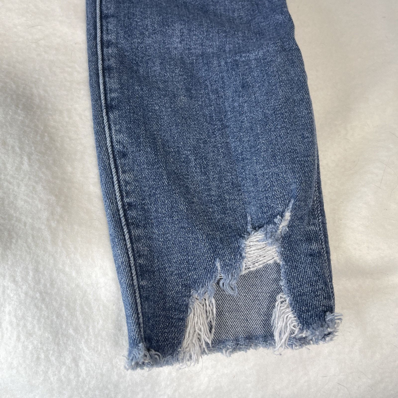 Abercrombie & Fitch Abercrombie Women 28/6 Blue Skinny Ankle High Rise Stretch Size 28" / US 6 / IT 42 - 3 Thumbnail