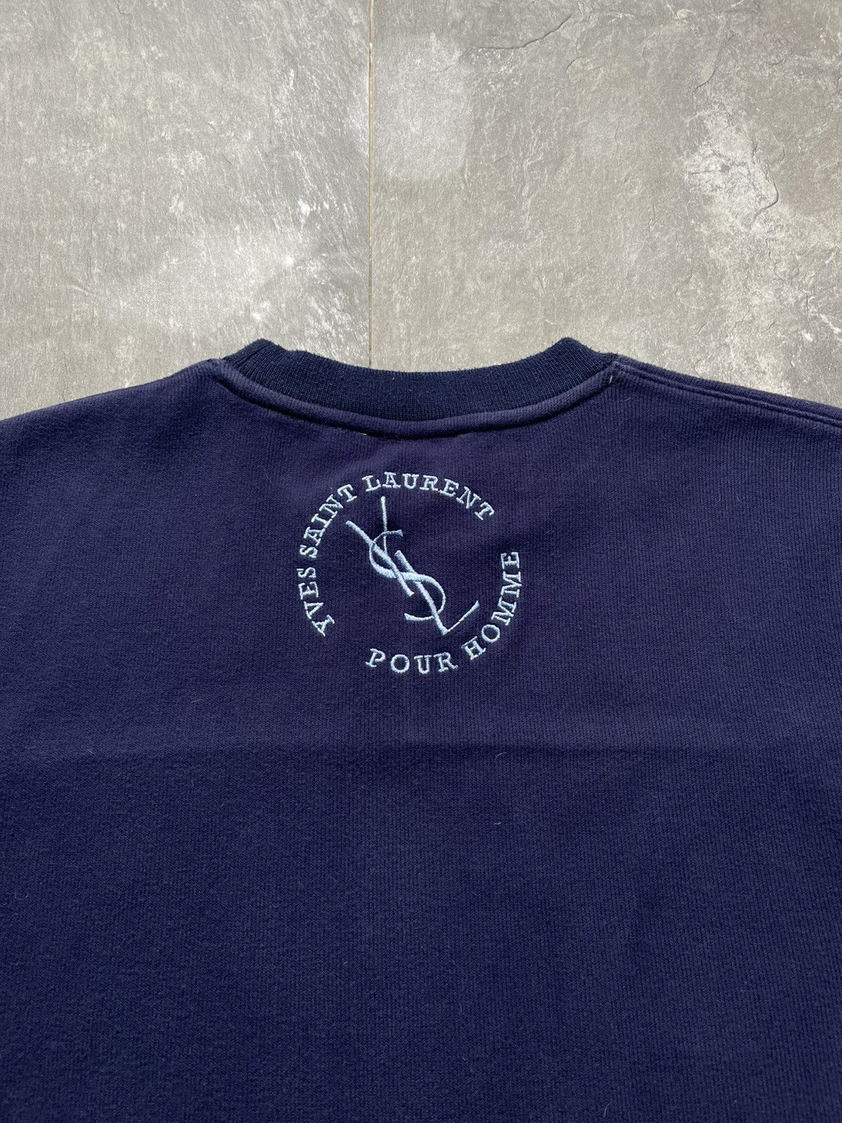 Yves Saint Laurent Yves Saint Lauren Pour Homme Vintage Big Logo YSL Designer Size US L / EU 52-54 / 3 - 4 Thumbnail