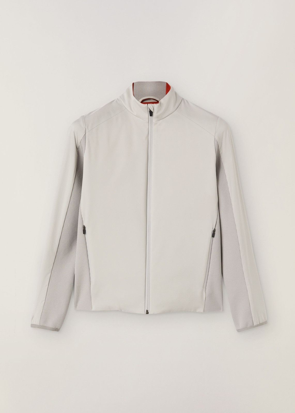 o1srvl11e0924 Wind Stretch Storm Rain Jacket in White