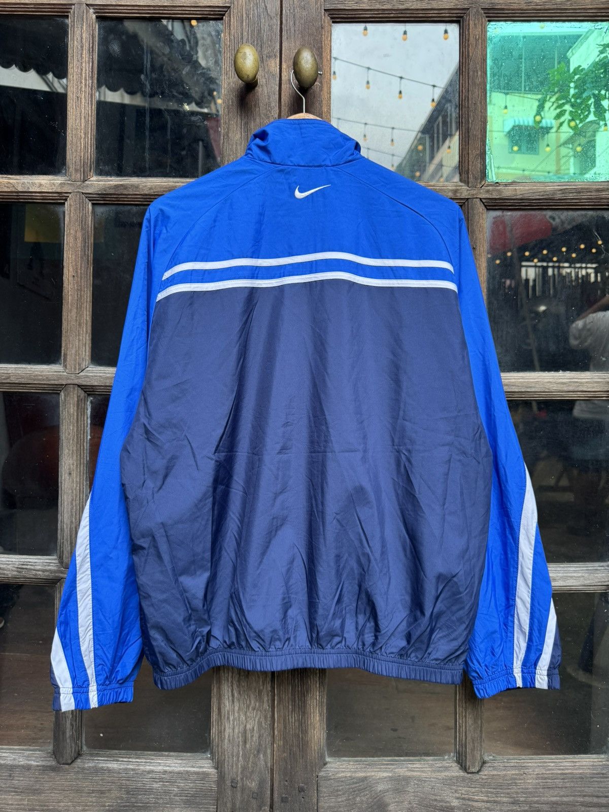 Nike Vintage Nike Total 90 00's Track Full-Zip Jacket Size US M / EU 48-50 / 2 - 2 Thumbnail