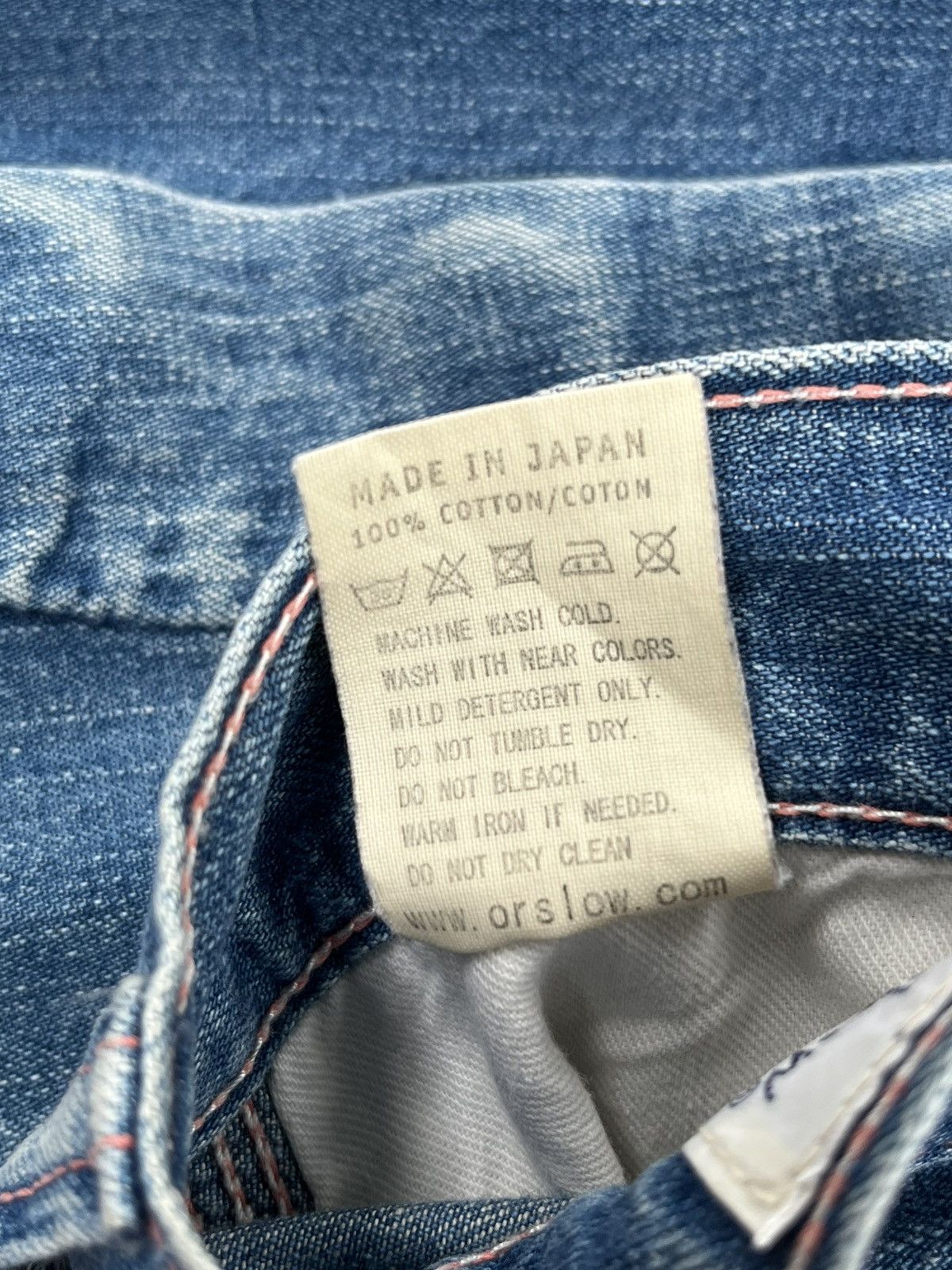 Japanese Brand Orslow Painter Denim Size US 32 / EU 48 - 13 Thumbnail