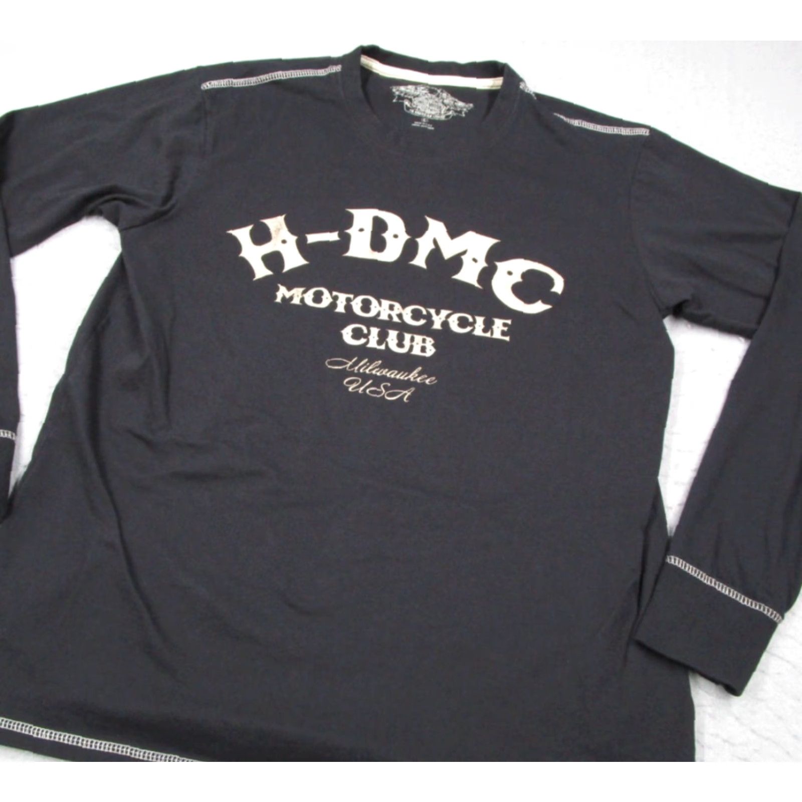 Harley Davidson Harley Davidson Shirt Milwaukee Motorcycle Club Black Mens Large Made in USA Size US L / EU 52-54 / 3 - 2 Thumbnail