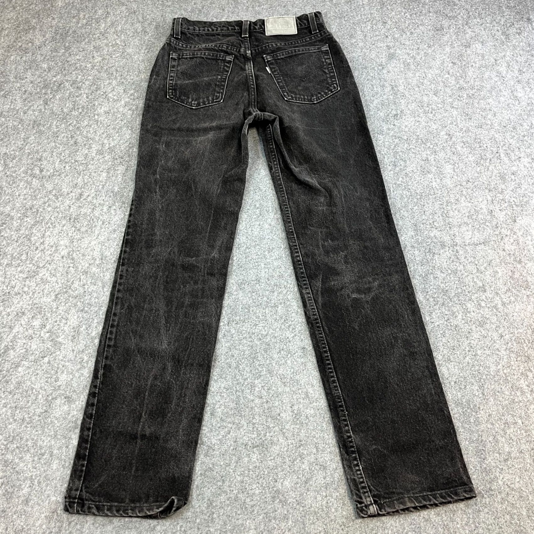 Levi's VINTAGE Levi's Slim High Waist Jeans Womens 8 Black Silent Silvertab 27 30 UK USA Denim 5-Pocket Cap Size 30" / US 8 / IT 44 - 2 Thumbnail