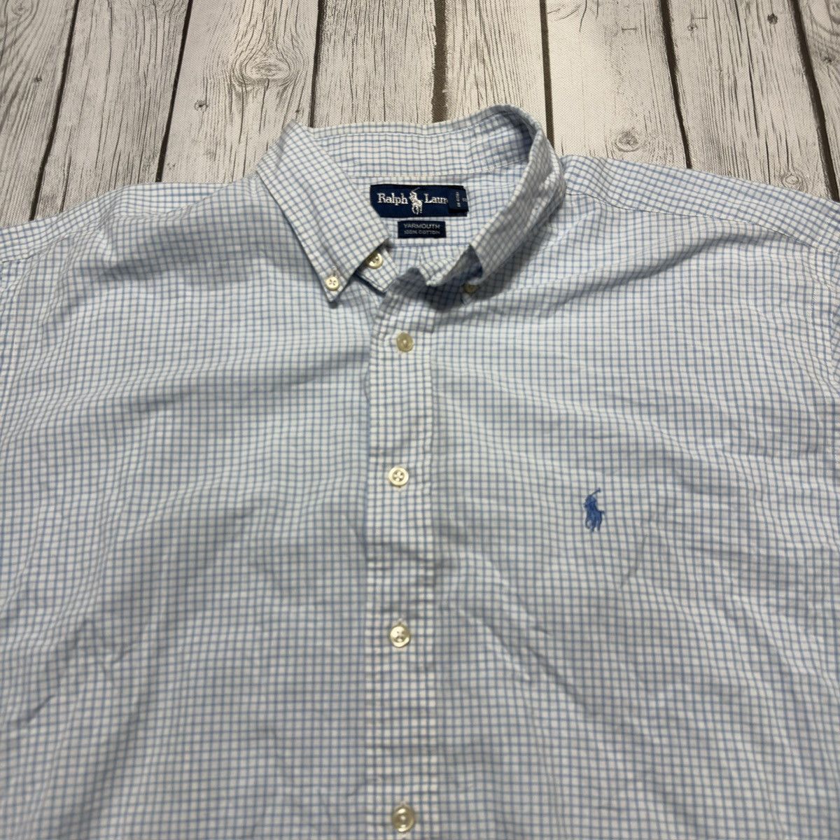 Ralph Lauren × Vintage Vintage Ralph Lauren Yarmouth shirt Size US XL / EU 56 / 4 - 3 Thumbnail