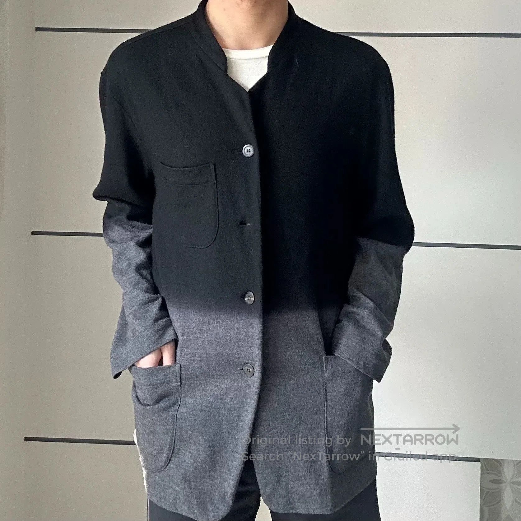 Issey Miyake ISSEY MIYAKE Gradient Color Cardigan. Size US XL / EU 56 / 4 - 1 Thumbnail