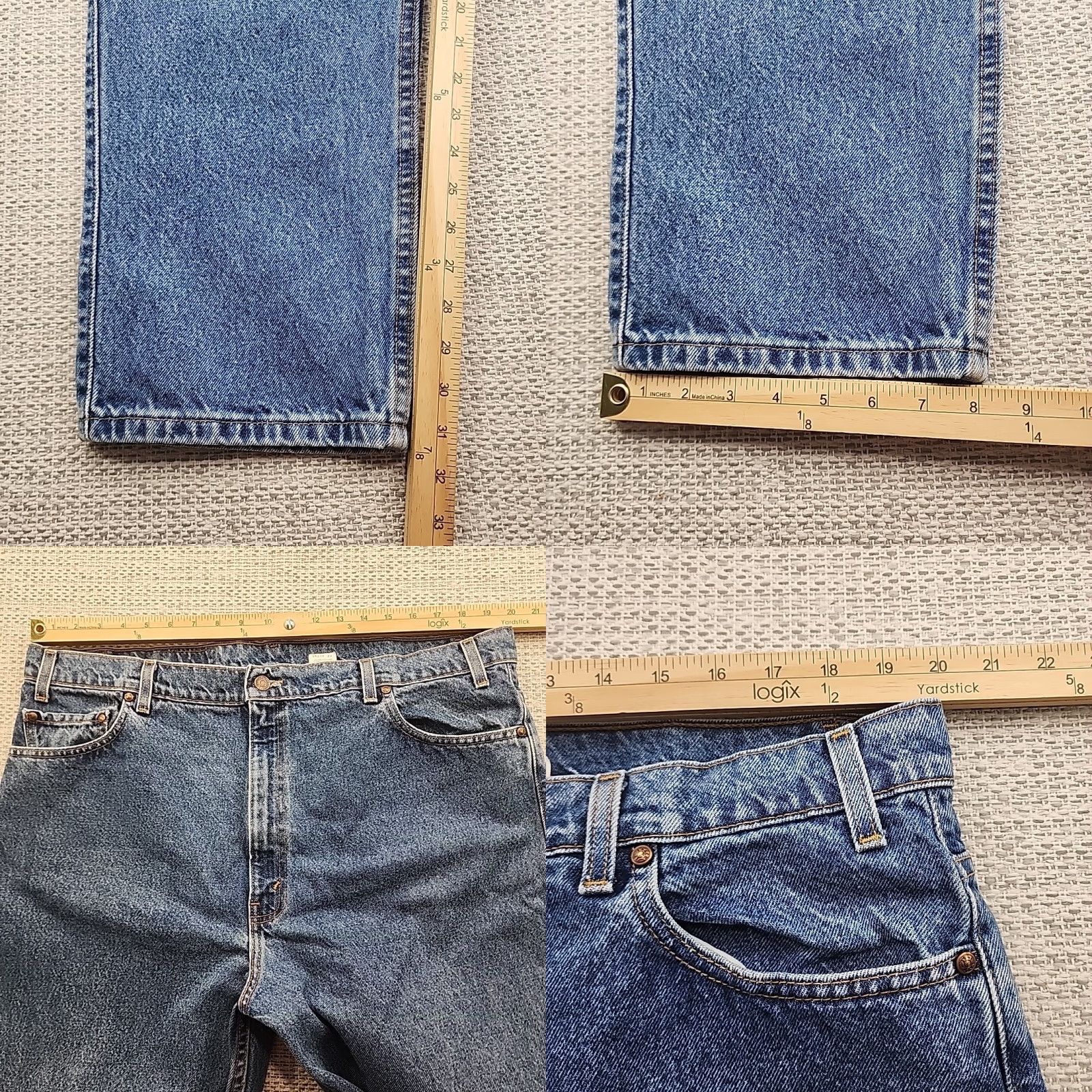 Levi's VINTAGE Levi's Jeans Rockabilly 1998 540 Relaxed Fit Mens 42x32 Blue 5-Pocket Denim Machine Washable Brown Tab 90s Retro Mens Size US 32 / EU 48 - 8 Thumbnail