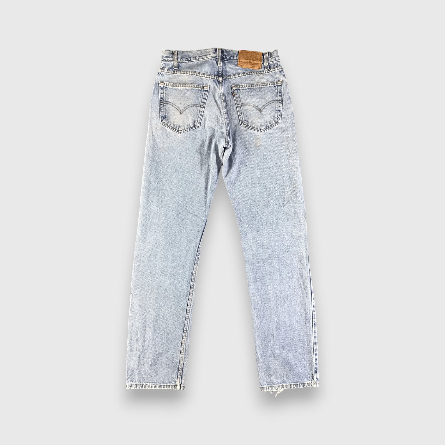 Levi's 90s Vintage Blue Wash Levis 505 Jeans-J3165 Size US 33 - 2 Thumbnail