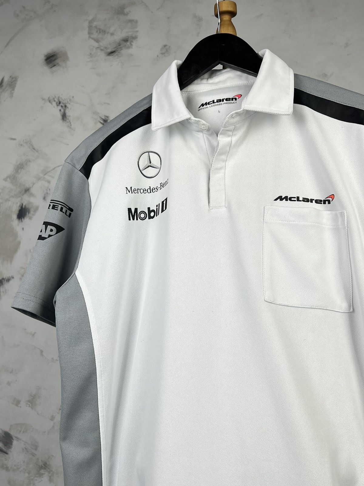 Mercedes-Benz McLaren Mercedes F1 Team Polo Shirt Hugo Boss Motorsport L Size US L / EU 52-54 / 3 - 2 Thumbnail