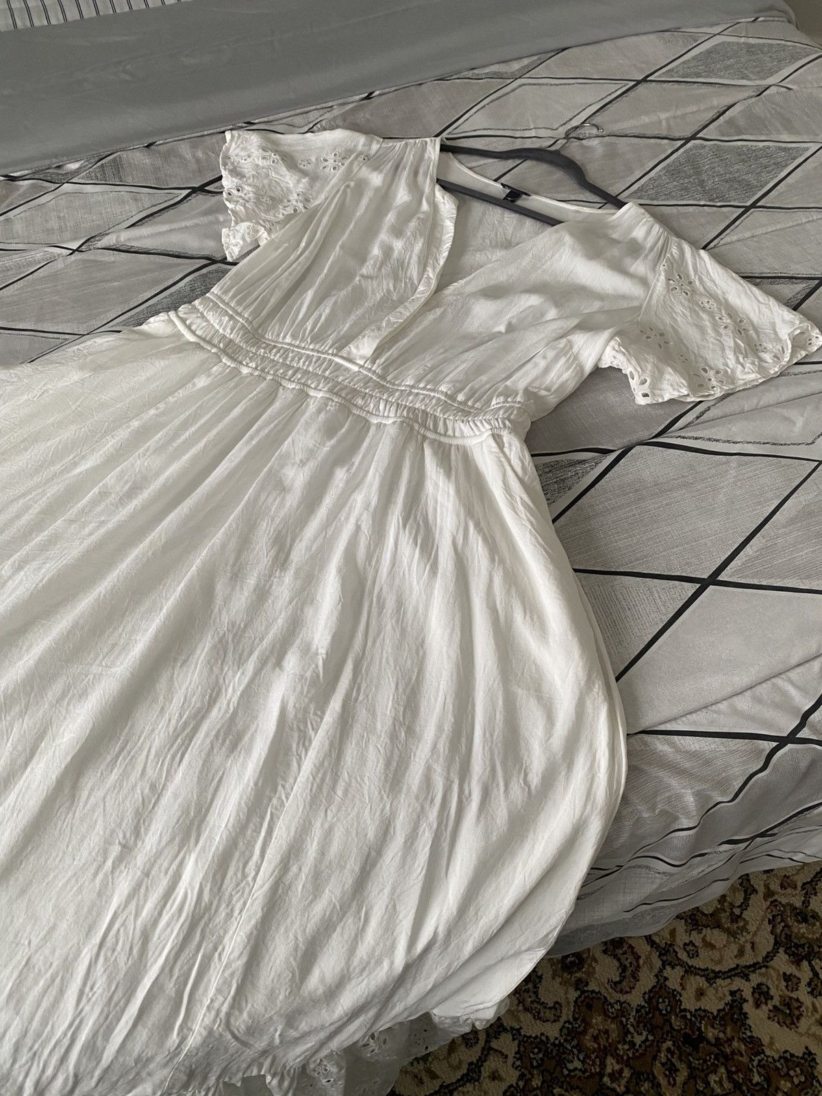 Torrid Torrid Sz 1 White Maxi Challis Pockets Dress Pre-Owned Size XXL / US 16-18 / IT 52-54 - 11 Thumbnail