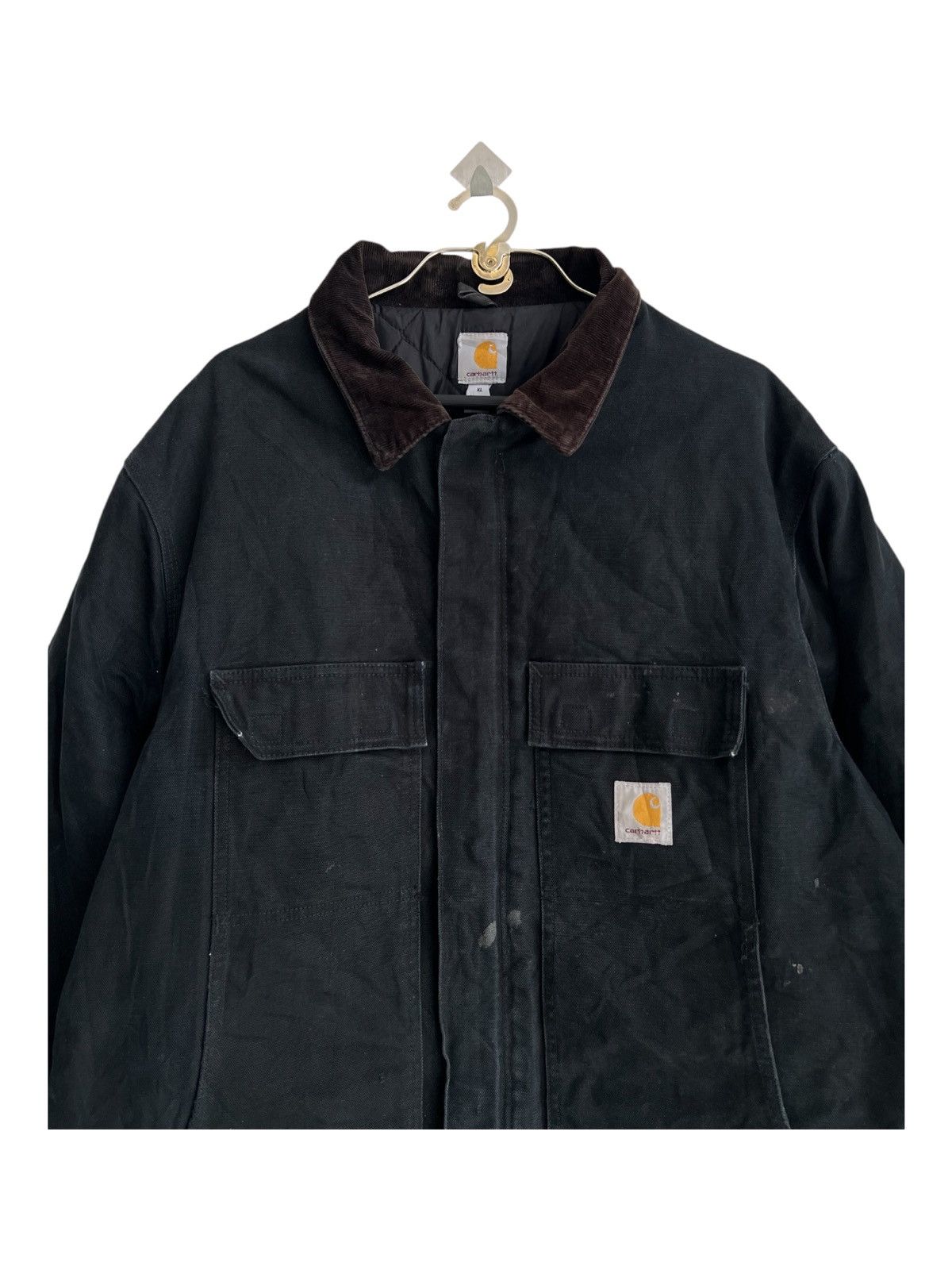 Carhartt × Carhartt Wip × Vintage Vintage Carhartt BLK Chore Artic Detroit Jacket Quilted Line Size US XL / EU 56 / 4 - 6 Thumbnail