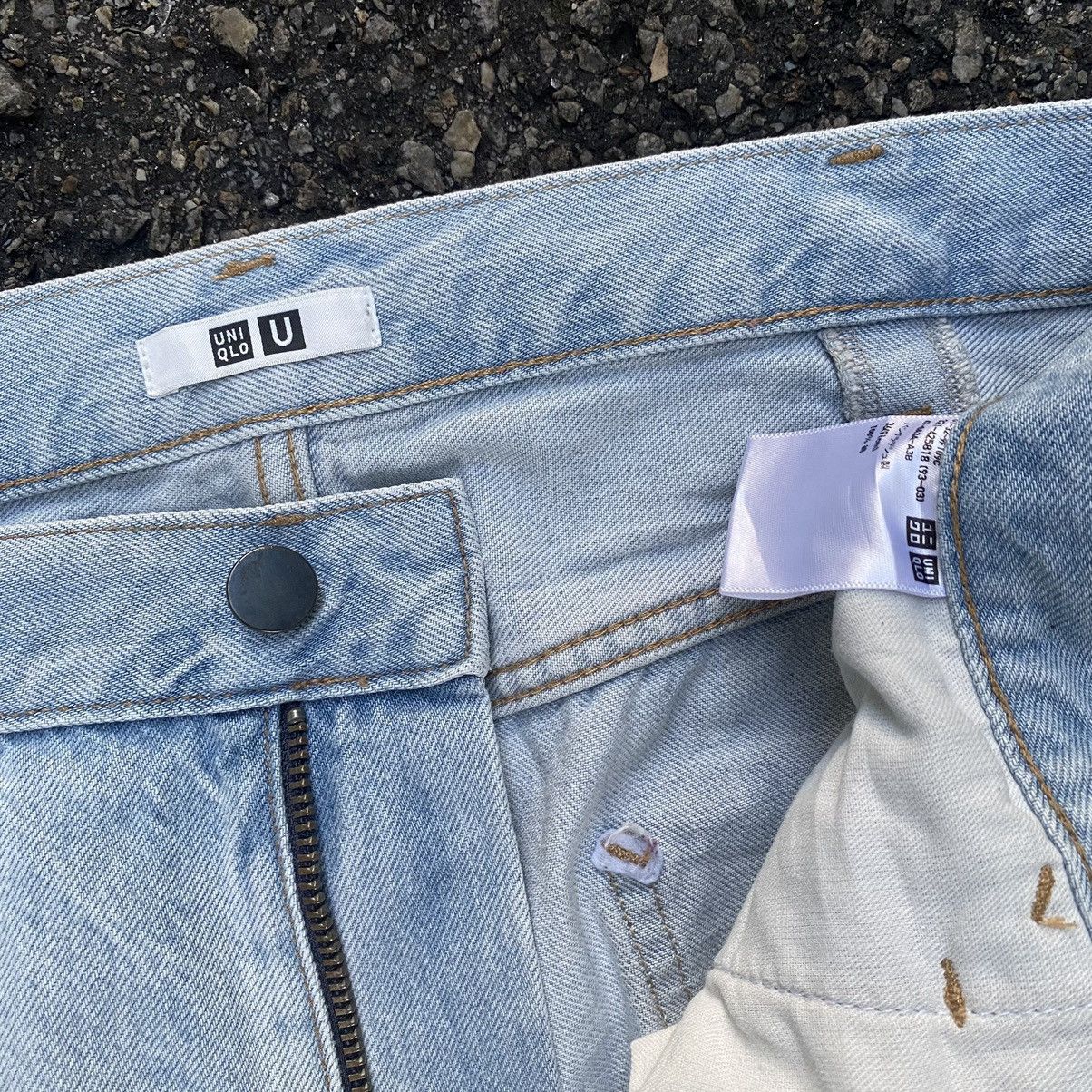 Uniqlo U x Christophe Lemaire Blue Wash Faded Denim Jeans