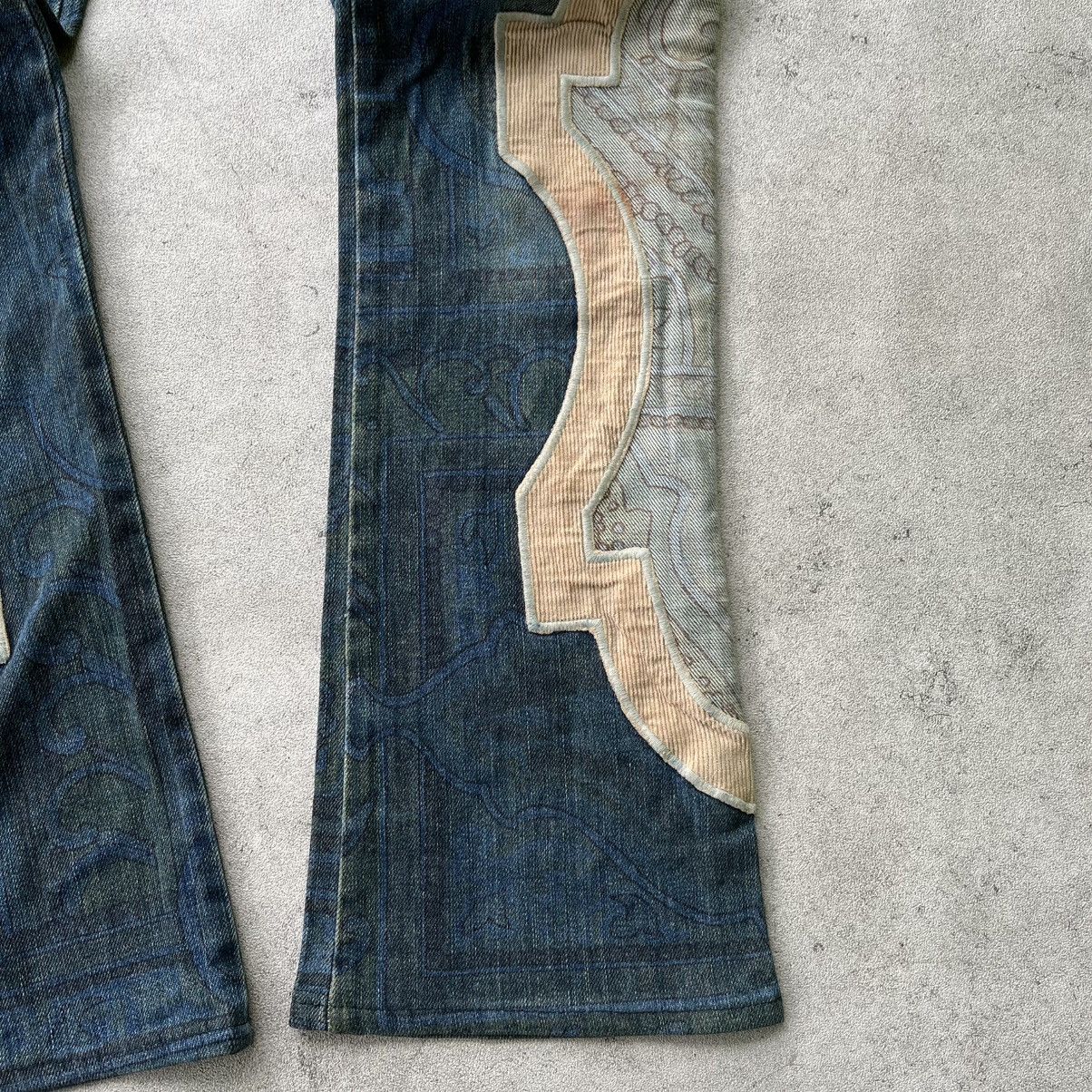 Japanese Brand Y2K Super Flare Denim Cimarron Size US 27 - 5 Thumbnail