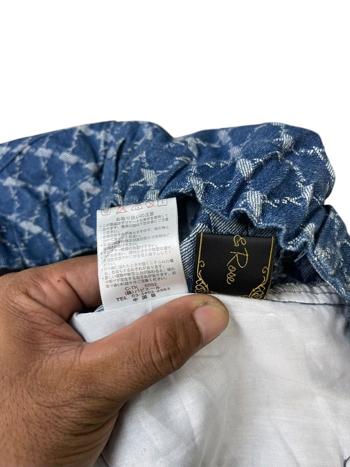 Japanese Brand Vintage Libby Rose Jeans Full Print Streetwear Size 25" / US 0 / IT 36 - 6 Thumbnail