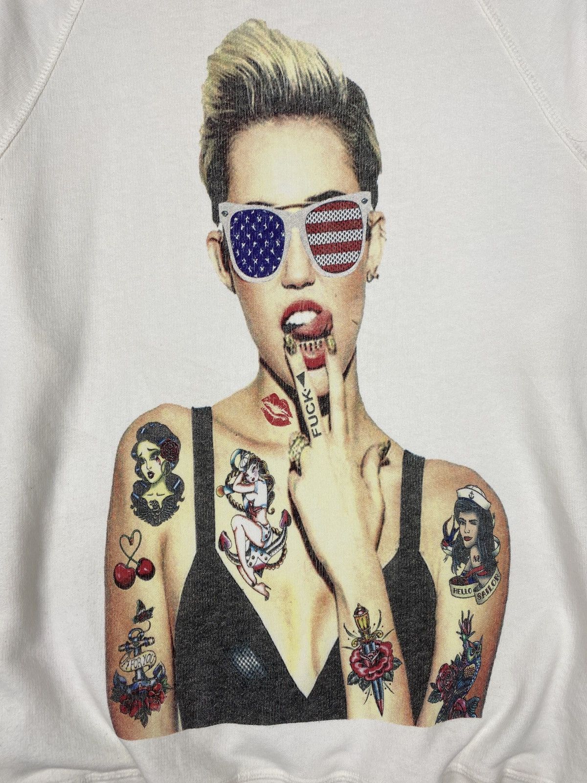Band Tees × Vintage Vintage Miles Cyrus Sweatshirts Size US M / EU 48-50 / 2 - 3 Thumbnail