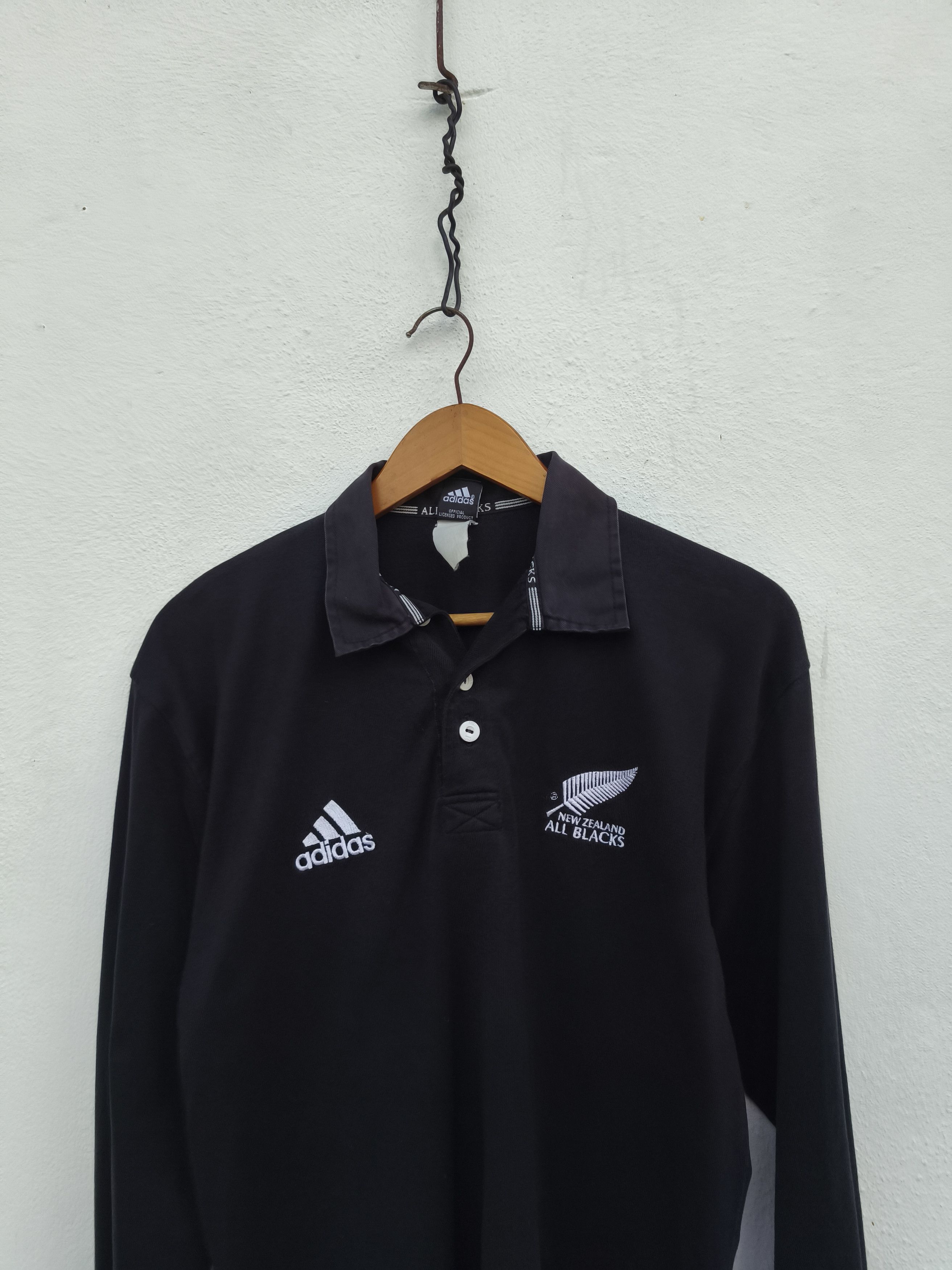 All Blacks Adidas X All Blacks Polo Rugby shirt Size US L / EU 52-54 / 3 - 3 Thumbnail