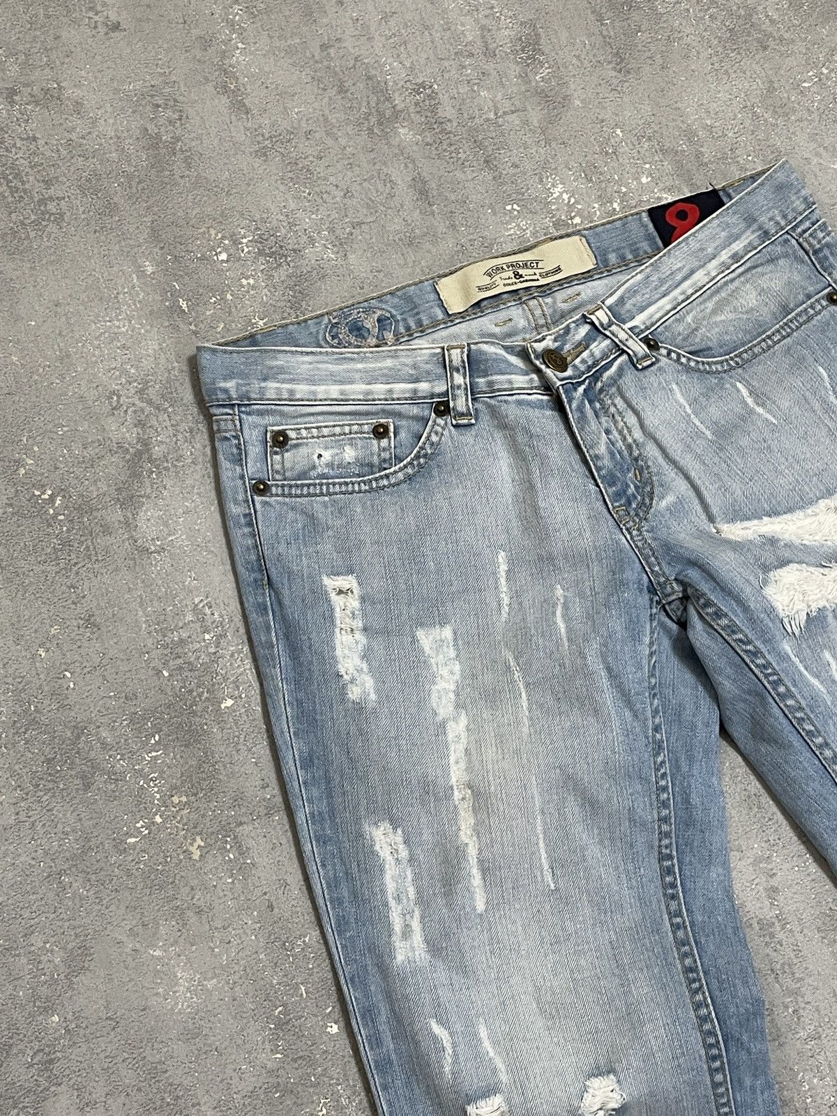 Dolce & Gabbana Vintage Dolce&Gabbana Y2K Archive Distressed Denim Jeans Size 30" / US 8 / IT 44 - 2 Thumbnail