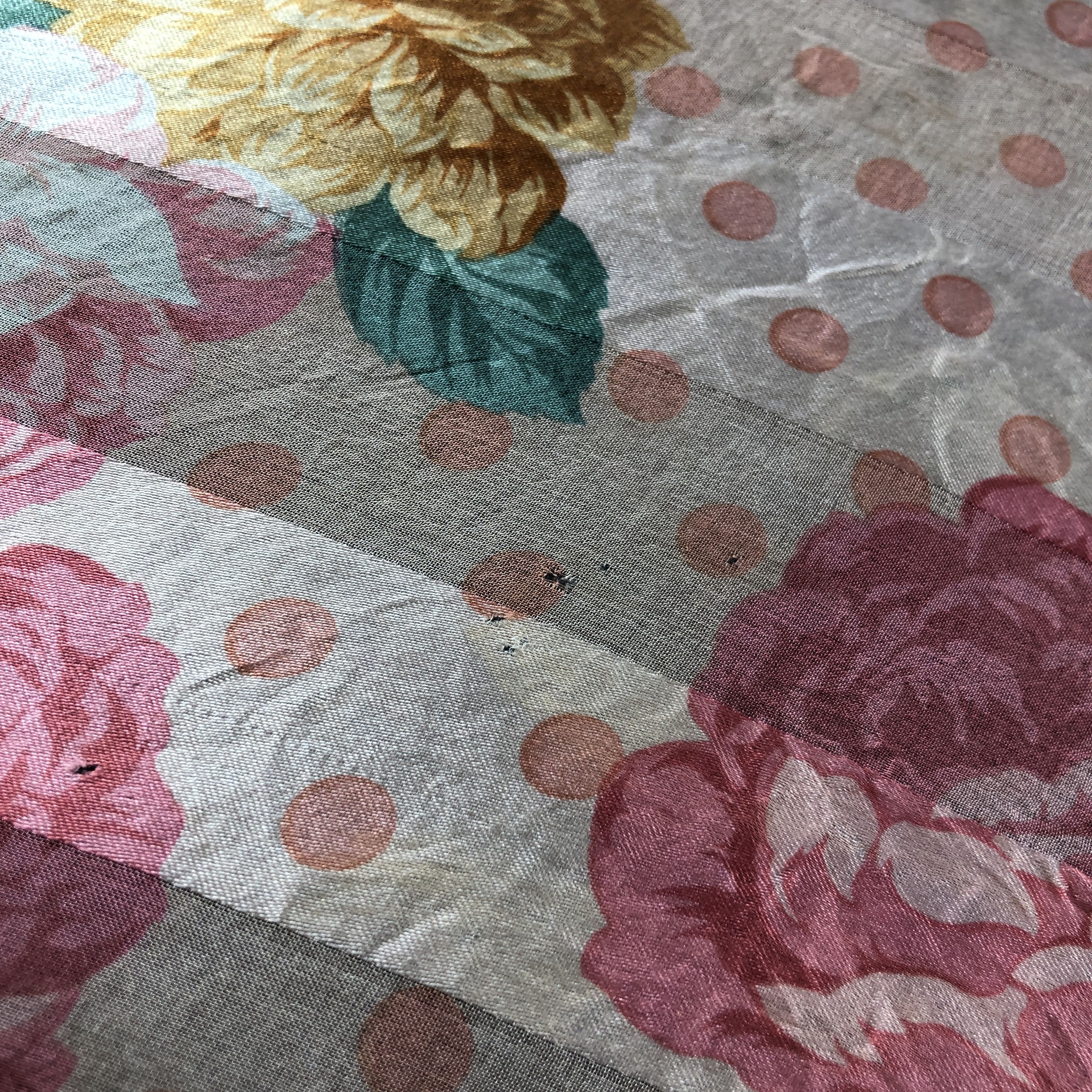 Mario Valentino Mario Valentino Luxury Floral Silk Scarf M1211 Size ONE SIZE - 18 Thumbnail