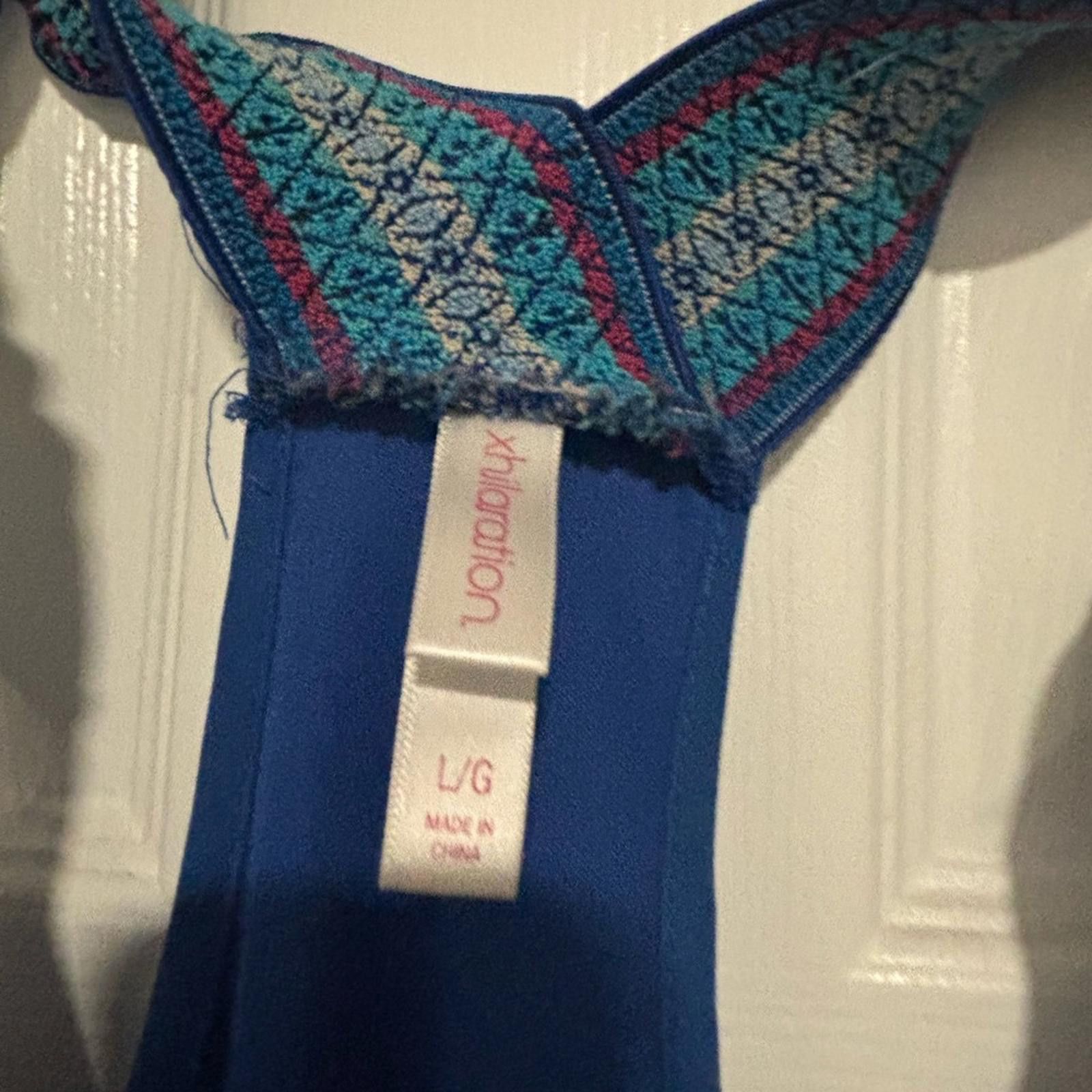 Other Xhilaration Vibrant Blue Backless Dress Size M / US 6-8 / IT 42-44 - 2 Thumbnail