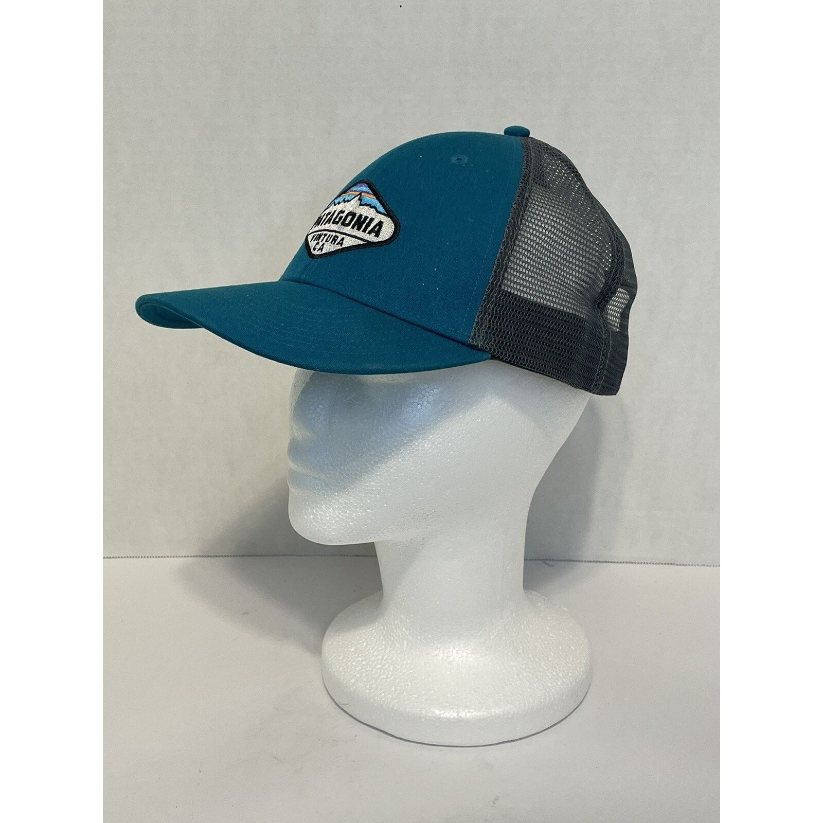 Patagonia Patagonia Ventura CA Trucker Hat Snapback Mesh Blue Gray Size ONE SIZE - 6 Thumbnail