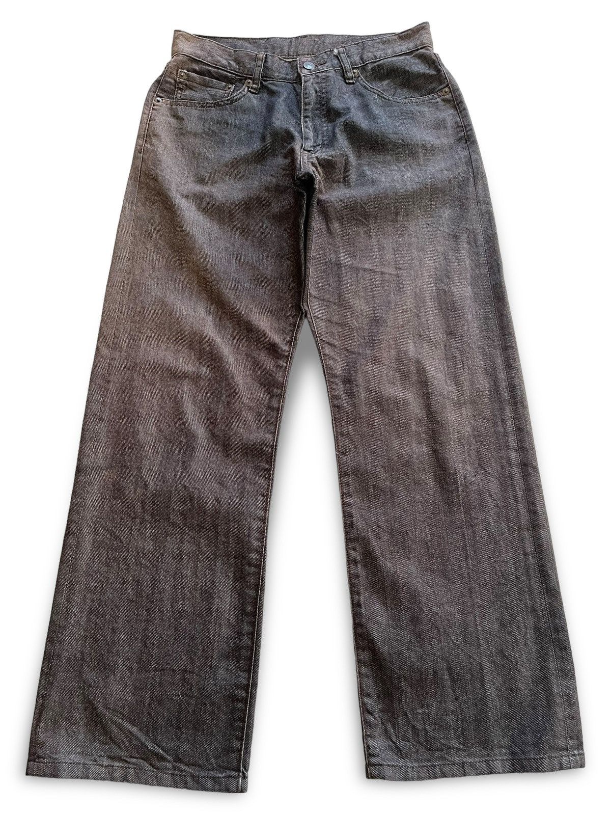 Japanese Brand × Uniqlo Vintage Japanese Uniqlo Faded Baggy Jeans 30x28 Size US 30 / EU 46 - 1 Thumbnail