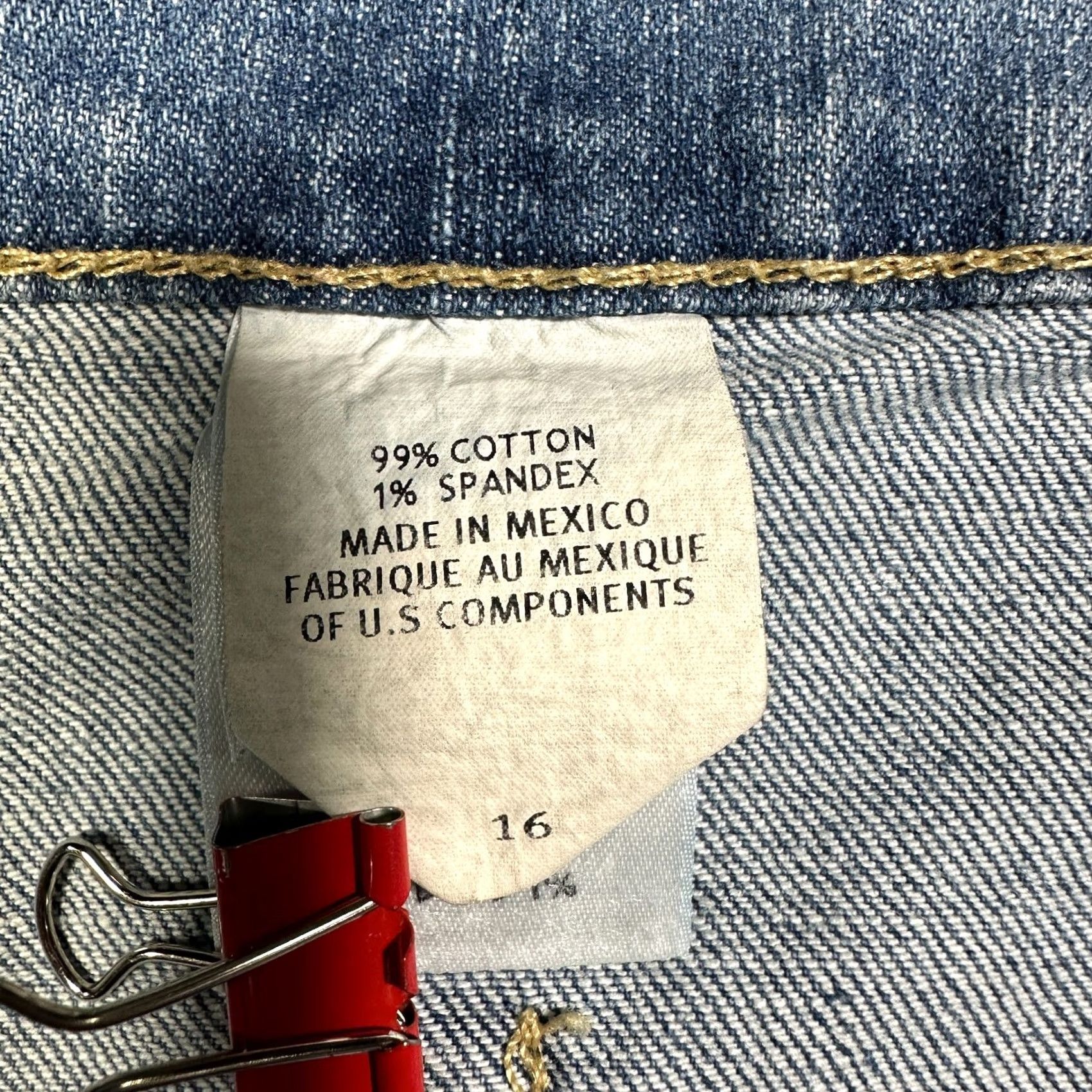 Eddie Bauer Eddie Bauer Jeans Womens 16 Cropped Blue Cotton Stretch Pockets Size 38" / US 16 / IT 52 - 6 Thumbnail