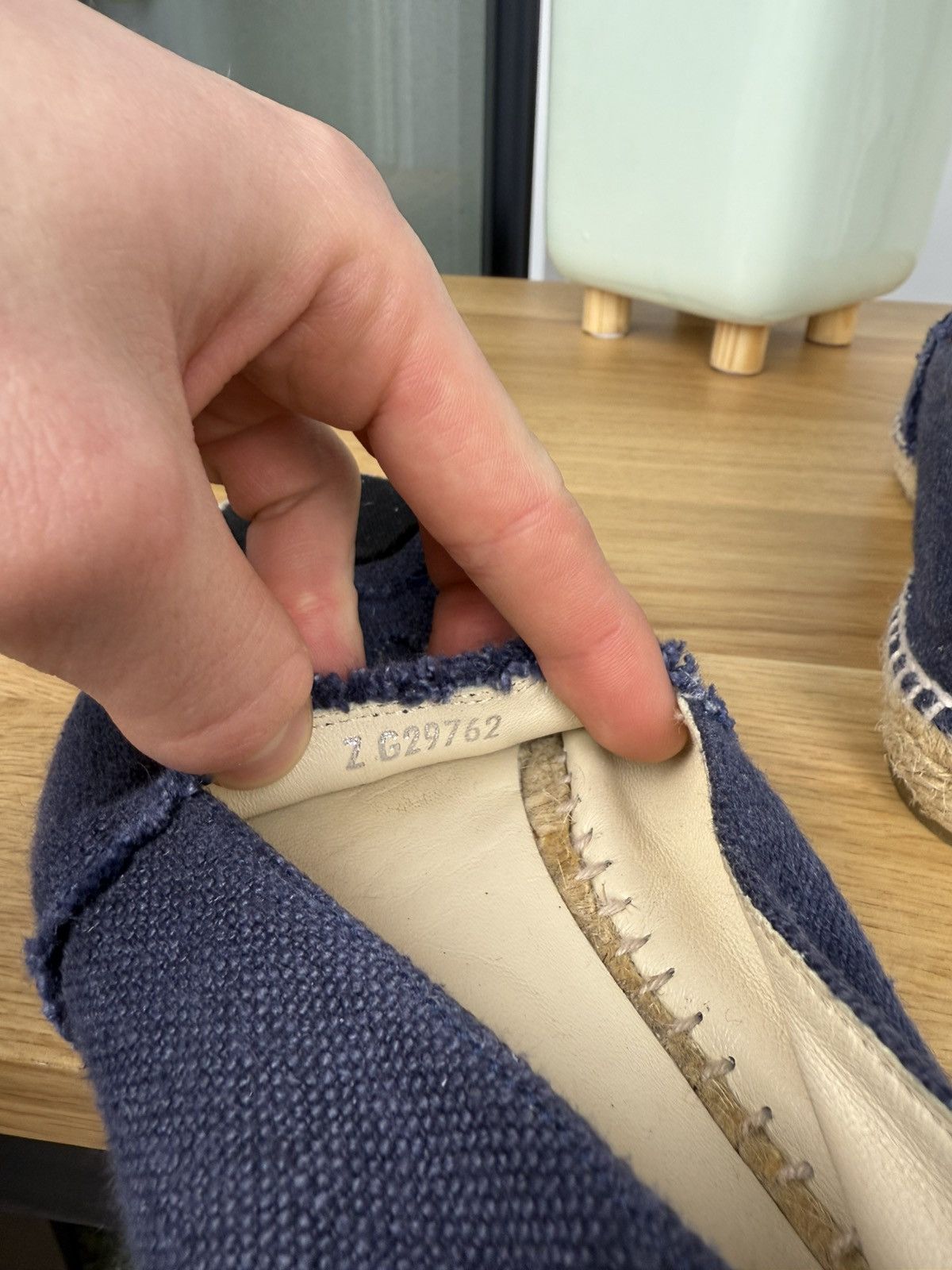 Chanel CHANEL ESPADRILLE SLIP ON SHOES Size US 7 / IT 37 - 13 Thumbnail