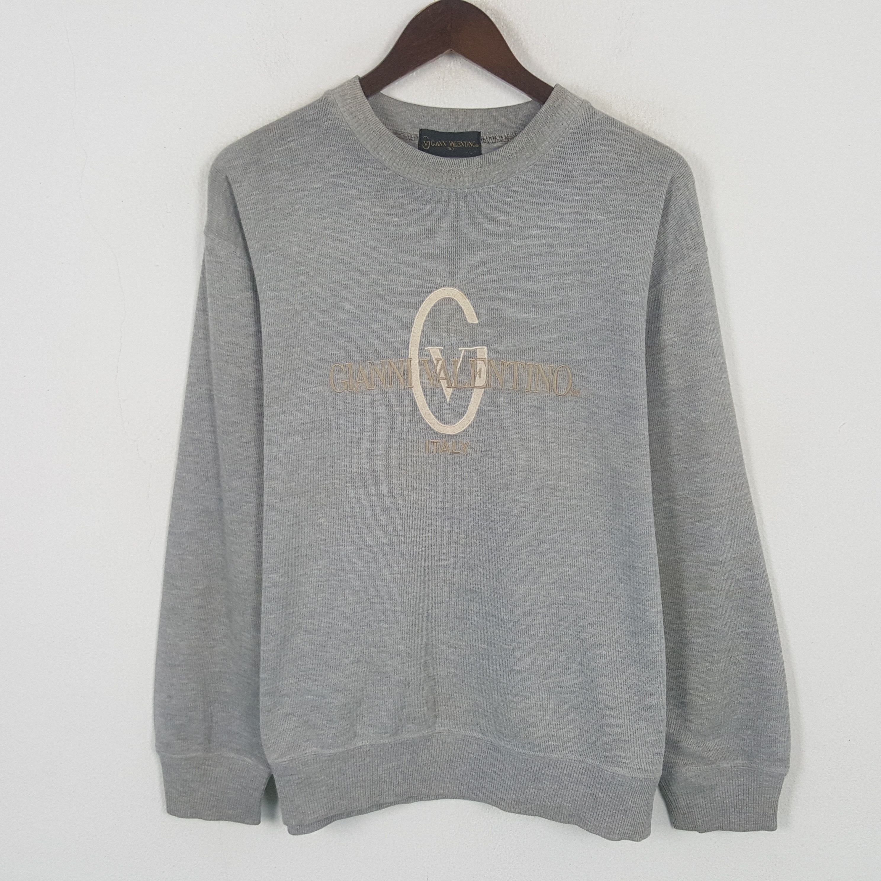 Vintage Ganni Valentino Embroidery Logo Sweatshirt