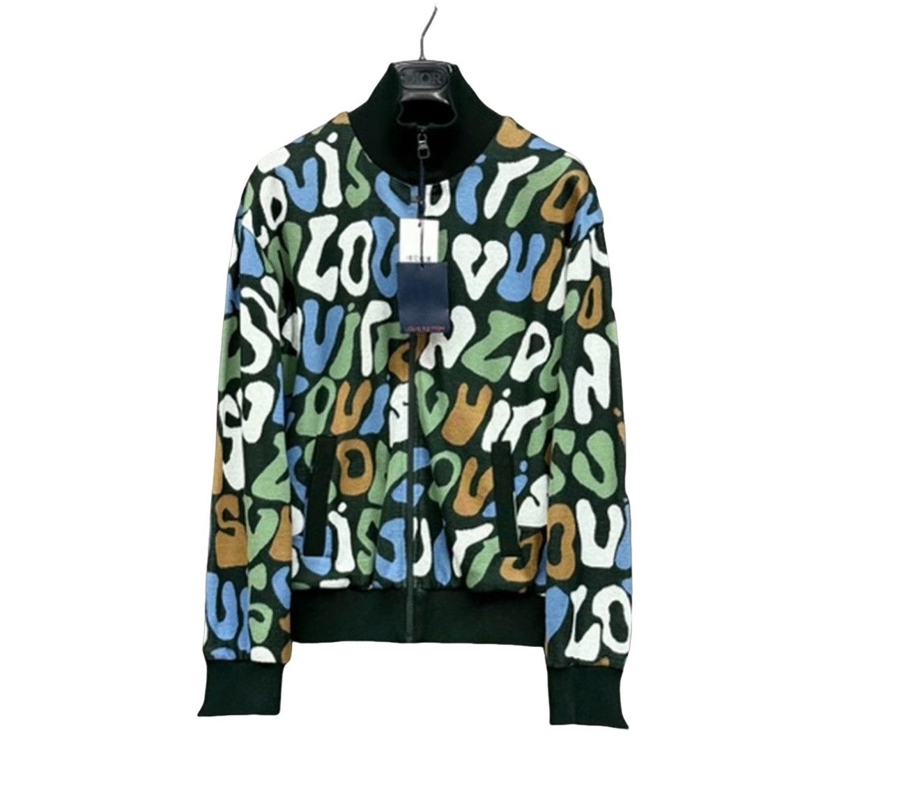 Louis Vuitton Louis Vuitton Multi Melting Logo Knit Jacket Size S Size US S / EU 44-46 / 1 - 1 Thumbnail