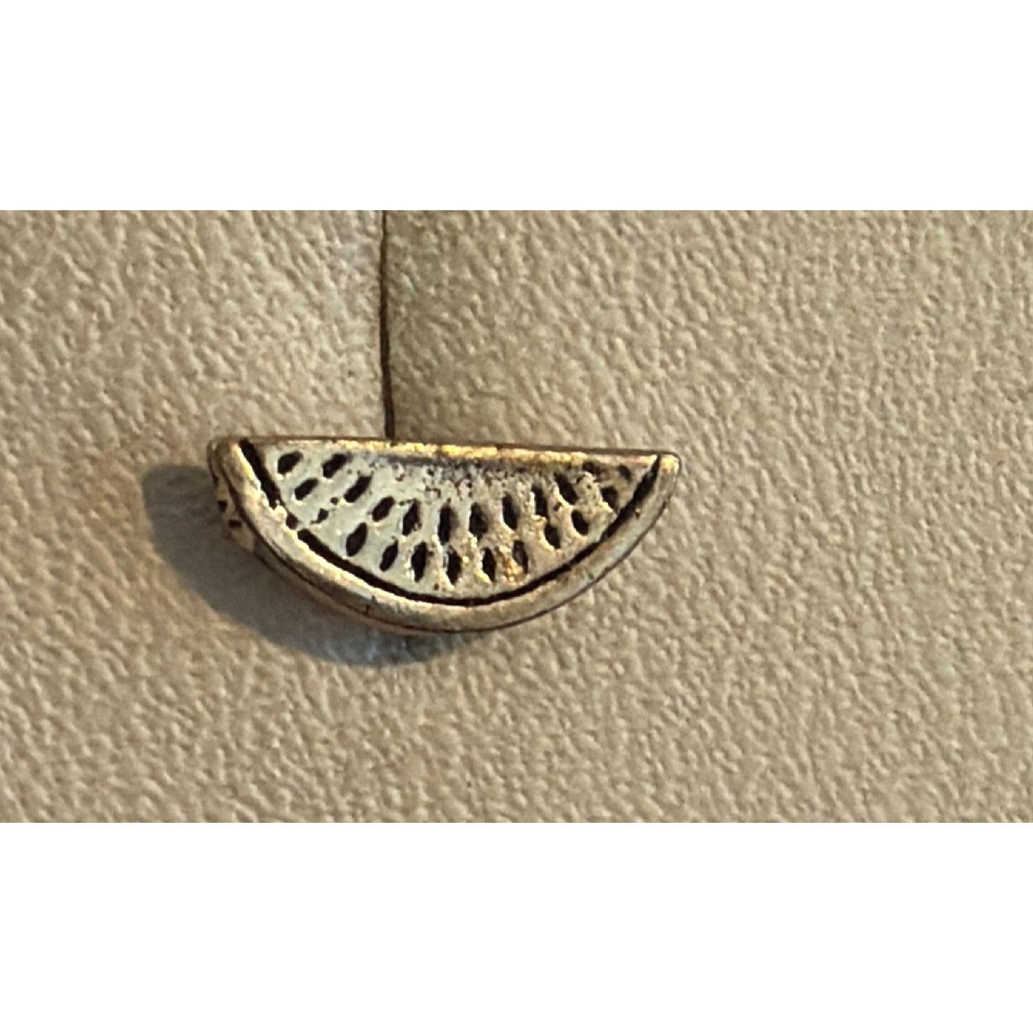 Other Vintage Sterling Silver Watermelon Stud Earrings Pierced .25 Size ONE SIZE - 2 Thumbnail