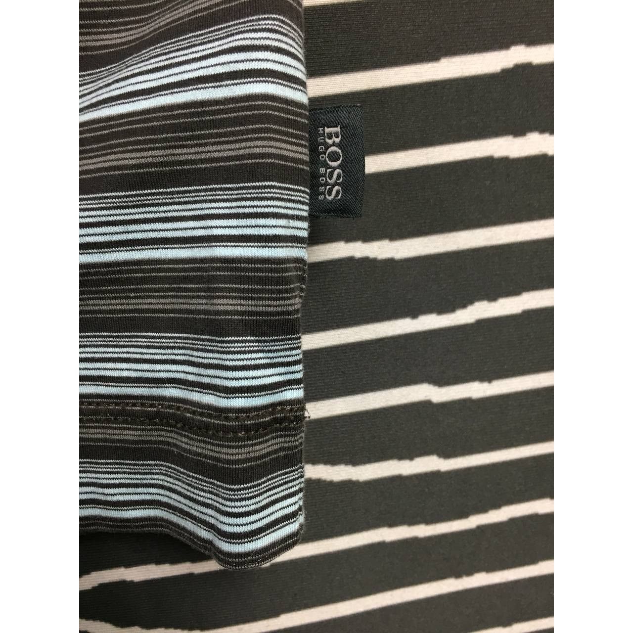 Hugo Boss Boss By Hugo Boss Regular Fit Striped Longsleeve Tee Size US XXL / EU 58 / 5 - 4 Thumbnail