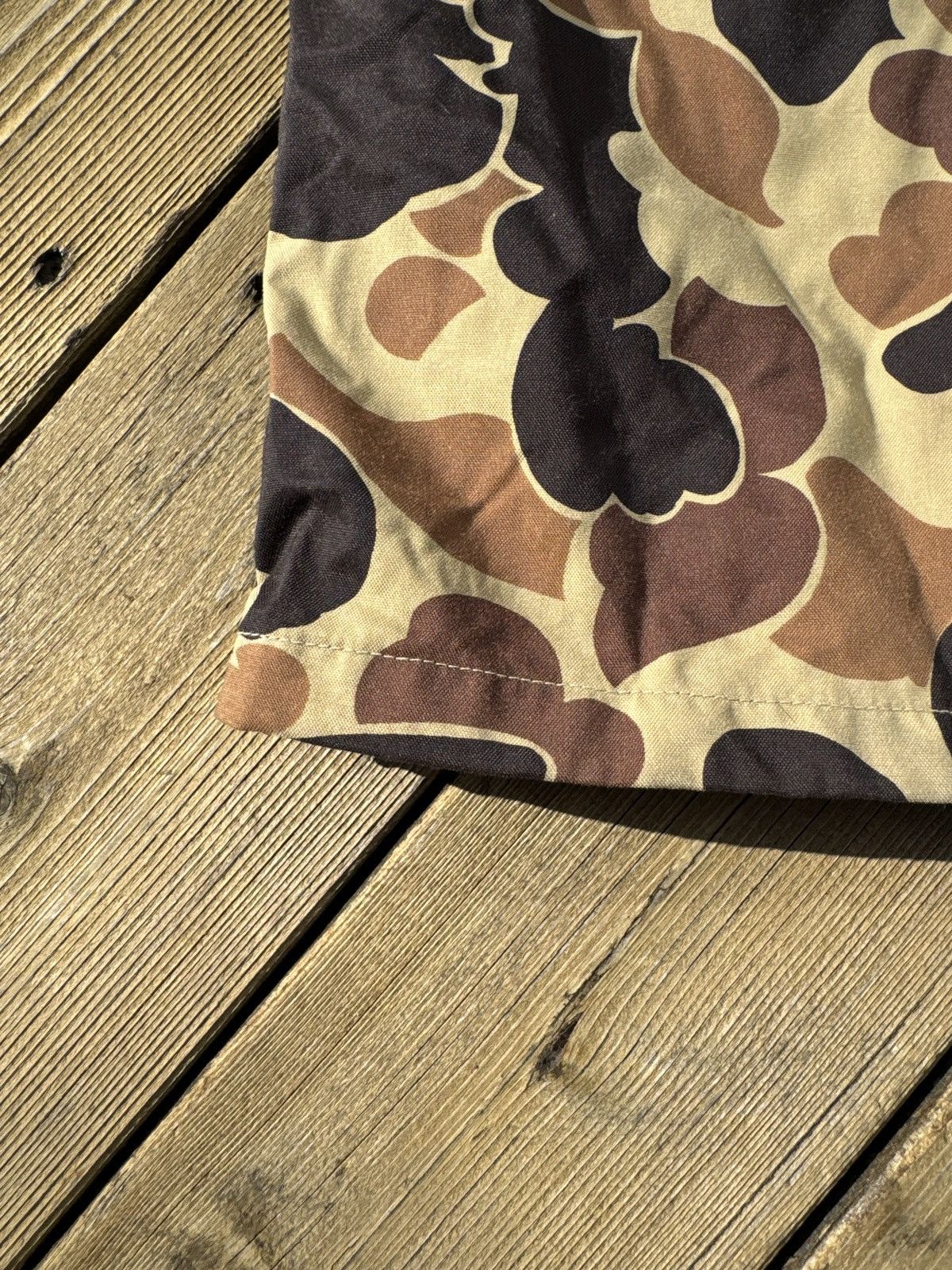 Columbia VTG Columbia Mens Size LARGE Duck Camo Nylon Rain Pants Size US 36 / EU 52 - 2 Thumbnail