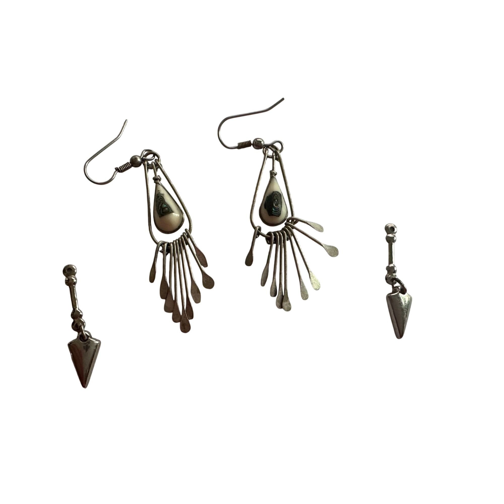 Other Women's Silver Toned Teardrop Dangle Earrings Size ONE SIZE - 4 Thumbnail