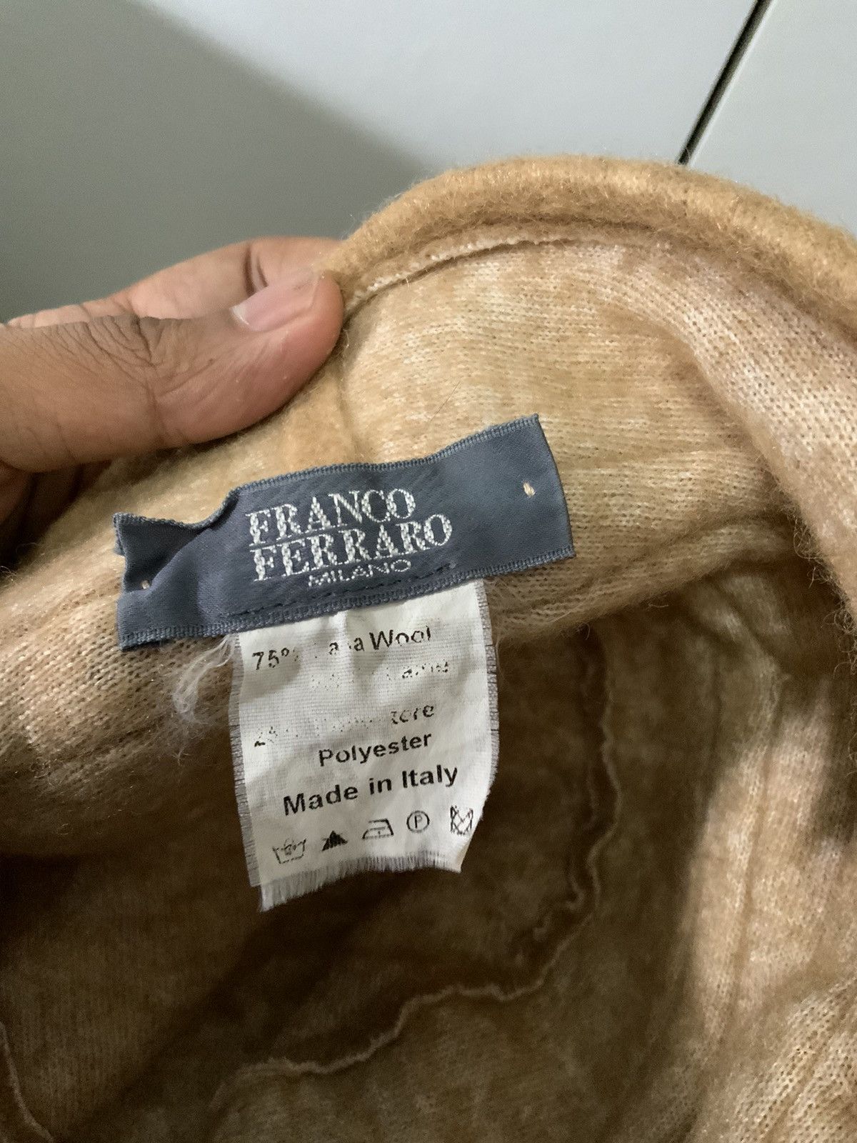 Hat Club Franco Ferraro Wool Fur Bucket Hat Size ONE SIZE - 10 Thumbnail