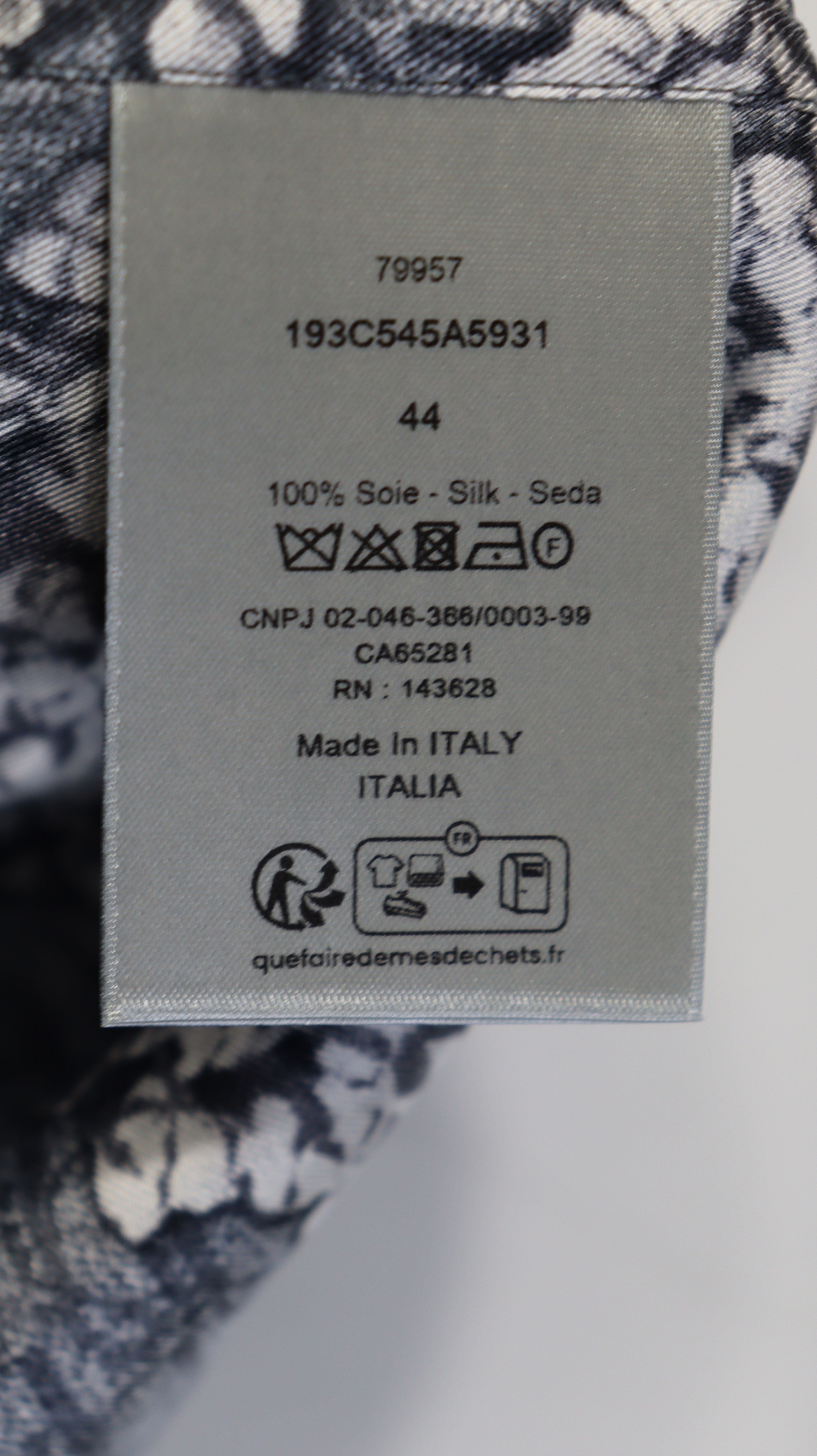 DENIM TEARS × Dior o1rshd1 M.Woven Shirt in Fantaisie Fond Size US L / EU 52-54 / 3 - 7 Thumbnail