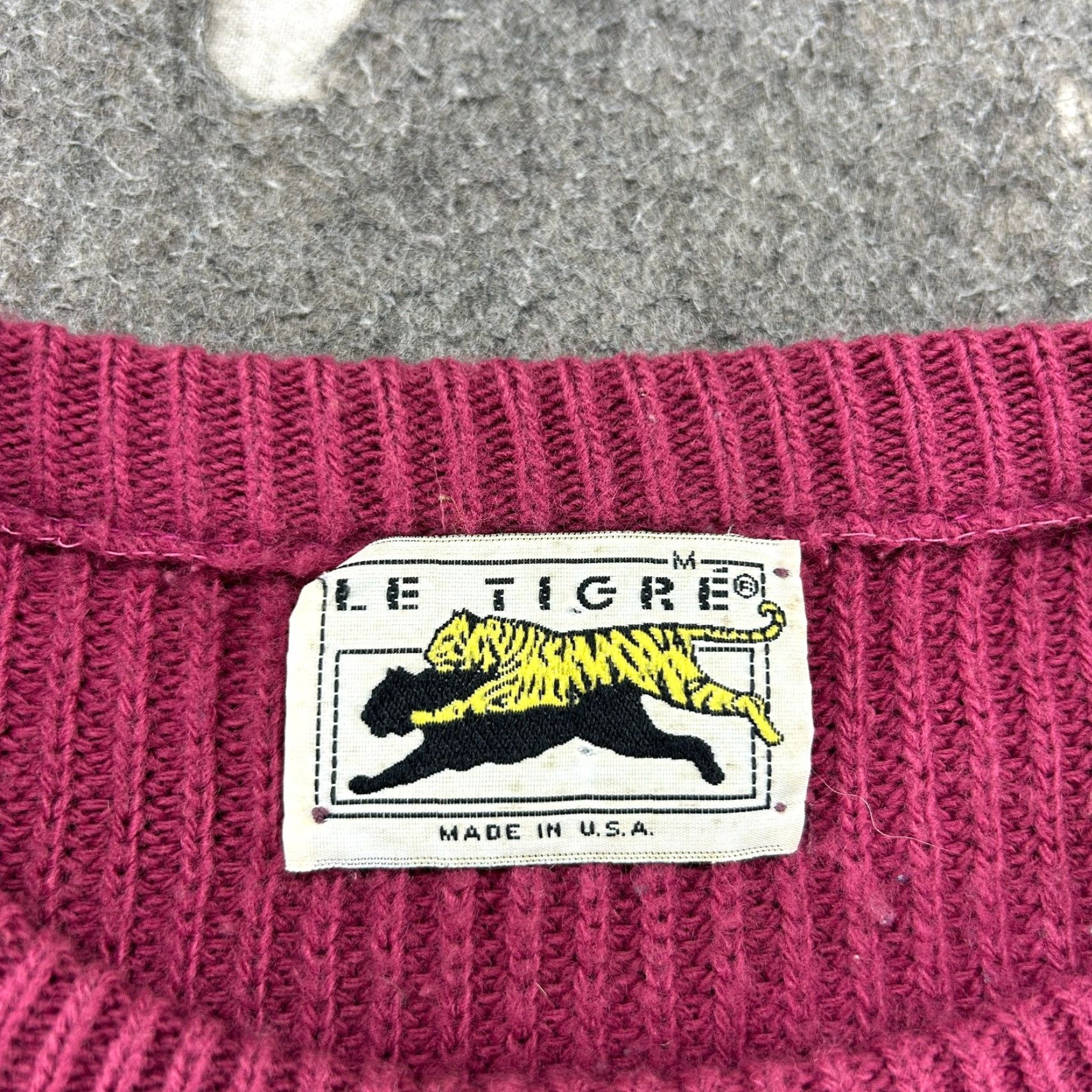Pinko VINTAGE Le Tigre Sweater Womens M Pink Pullover Cable Knit Acrylic USA 90s Size M / US 6-8 / IT 42-44 - 7 Thumbnail