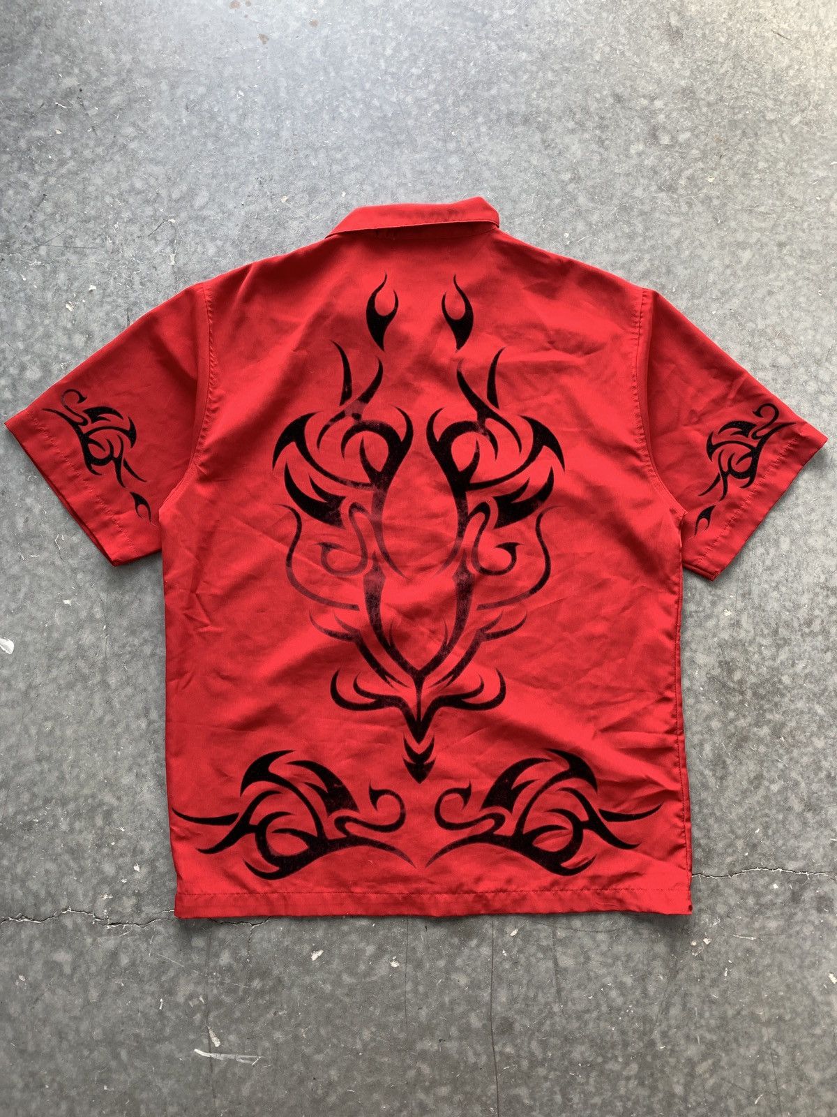 JNCO × Vintage Crazy Vintage Y2K JNCO Tribal Shirt Loop Collar Baggy Size US M / EU 48-50 / 2 - 3 Thumbnail