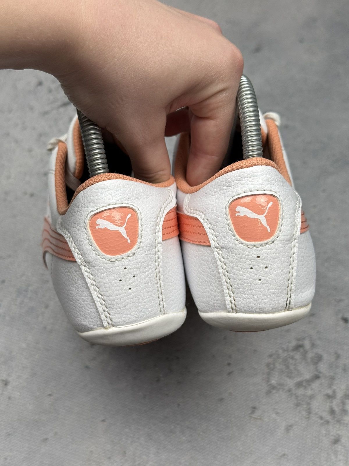 Puma Vintage Puma Speedcat Leather Y2K White Sneakers Rare 00s Size US 6 / IT 36 - 4 Thumbnail