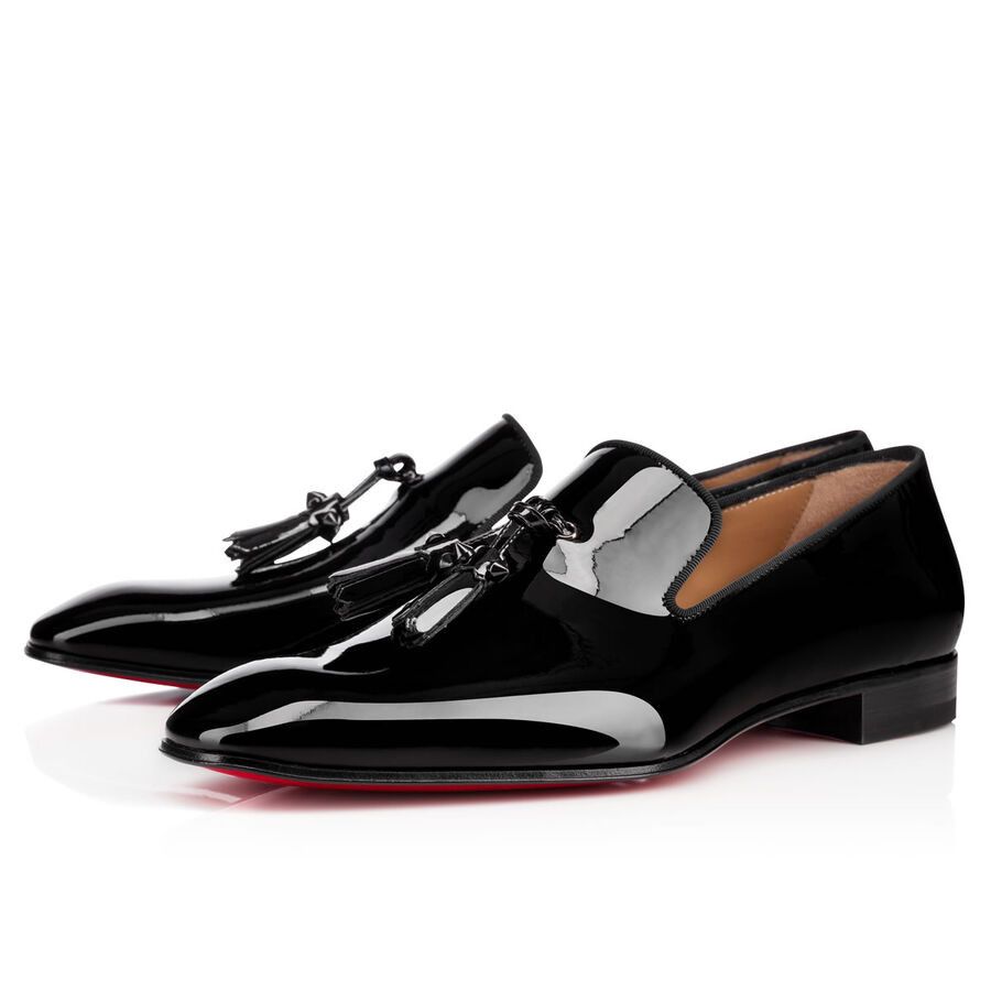 Christian Louboutin o1bcso1str0326 Slip Ons in Black Size US 11.5 / EU 44-45 - 1 Thumbnail