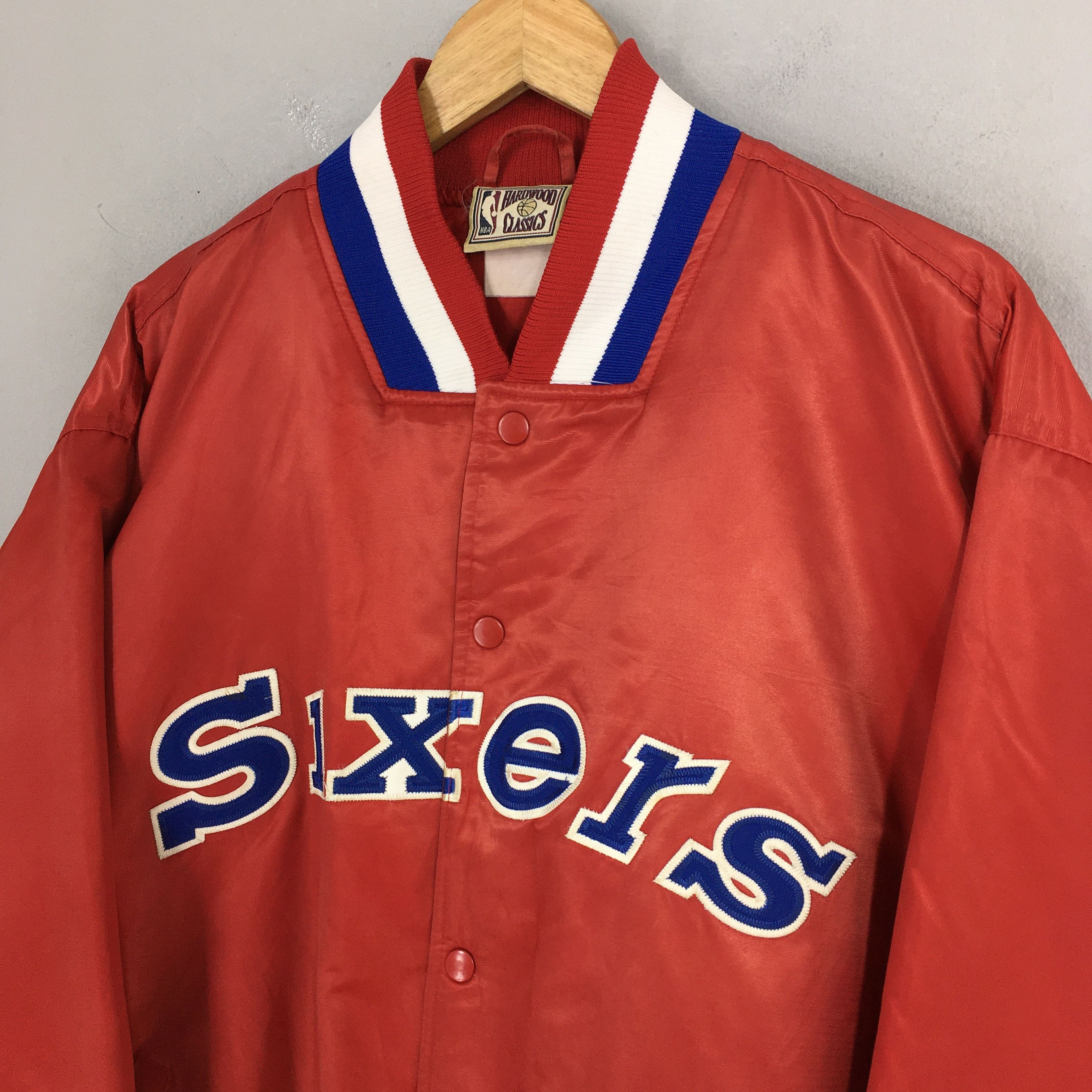 MLB Philadelphia 76ers Sixers MLB Red Satin Jacket XXLarge Size US XXL / EU 58 / 5 - 4 Thumbnail