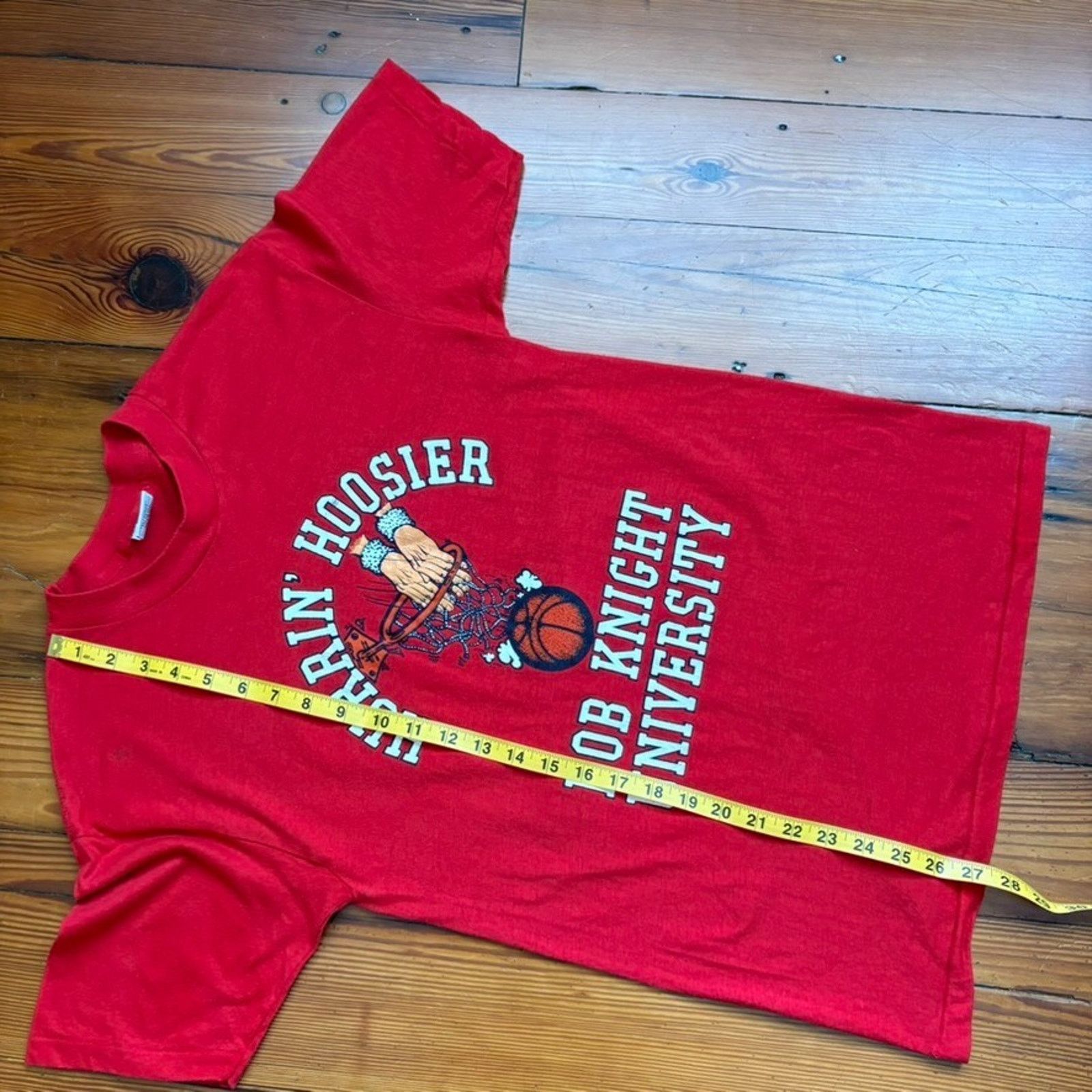 Vintage Vintage Indiana University T-Shirt Men’s Size S Red 1980s Size US S / EU 44-46 / 1 - 8 Thumbnail